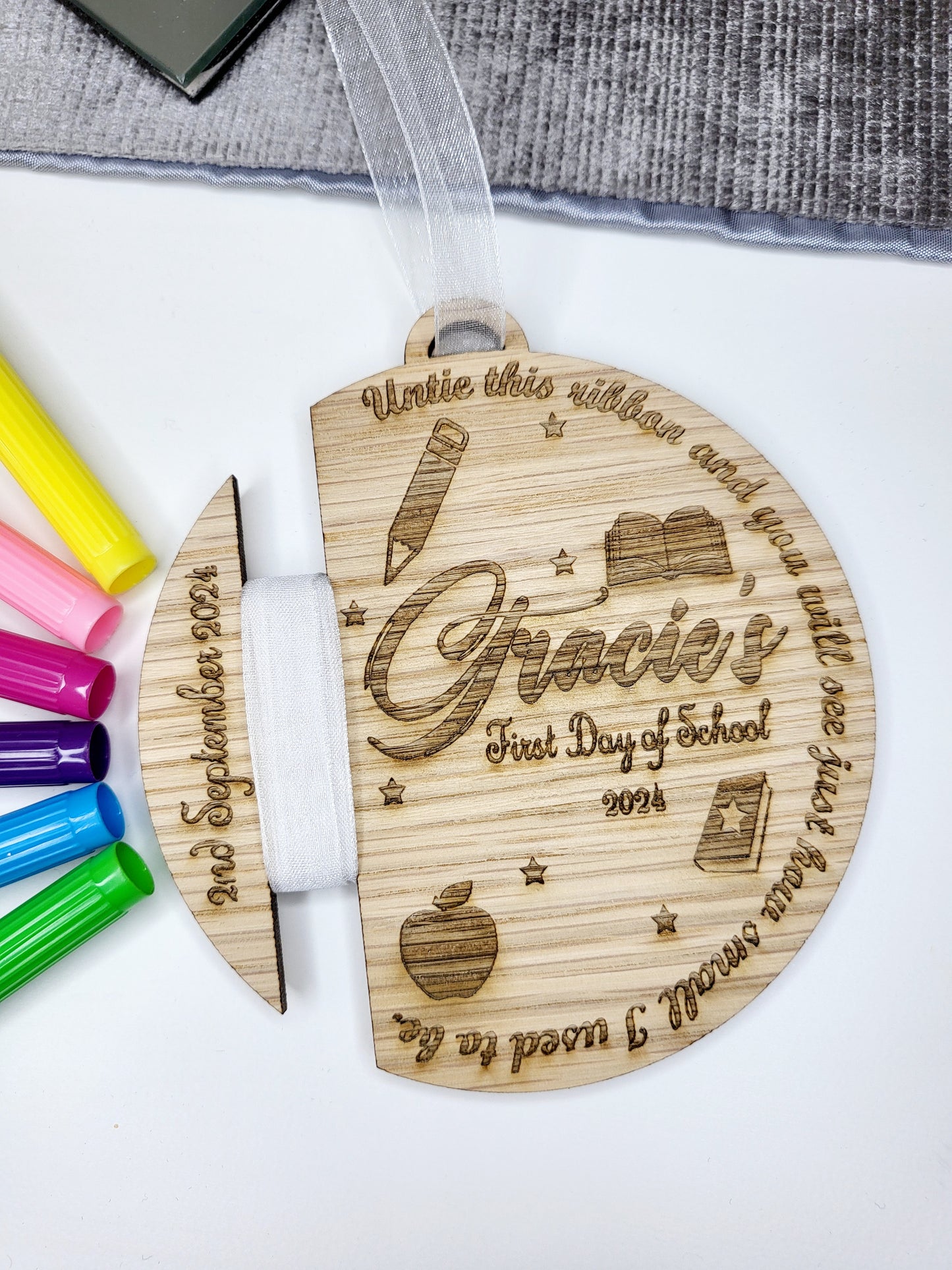 Personalised First Day of School Keepsake