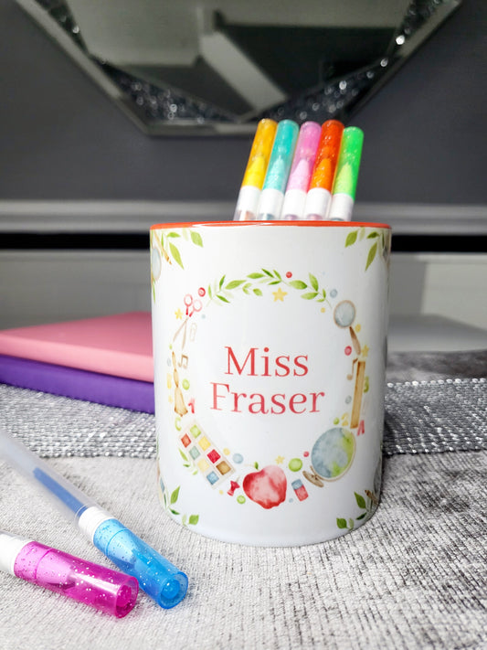 Personalised Teacher's Pen Pot