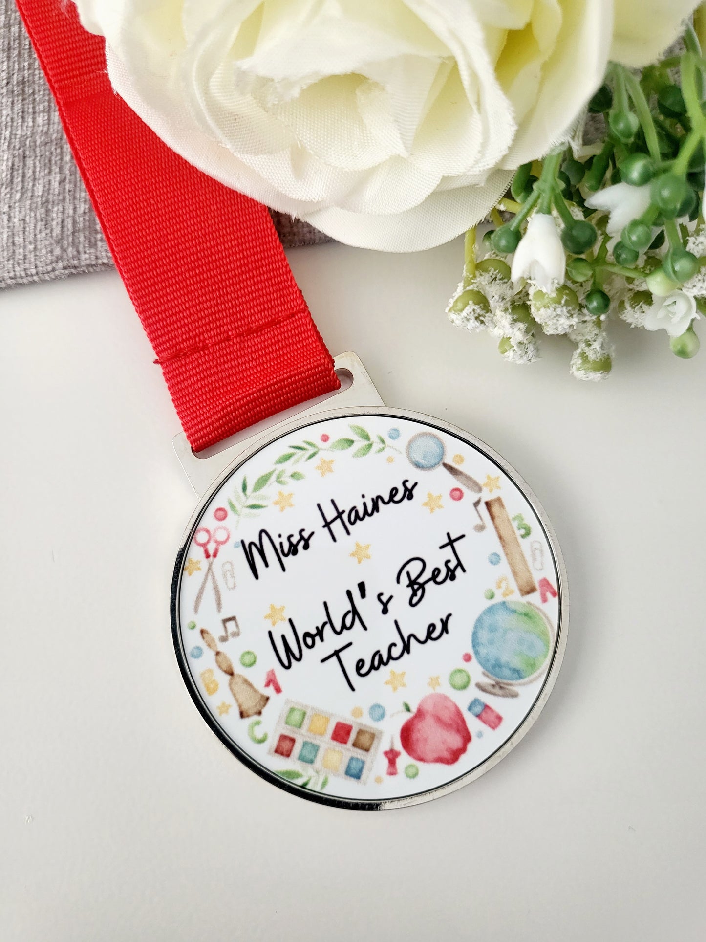 Personalised Teacher's Medal