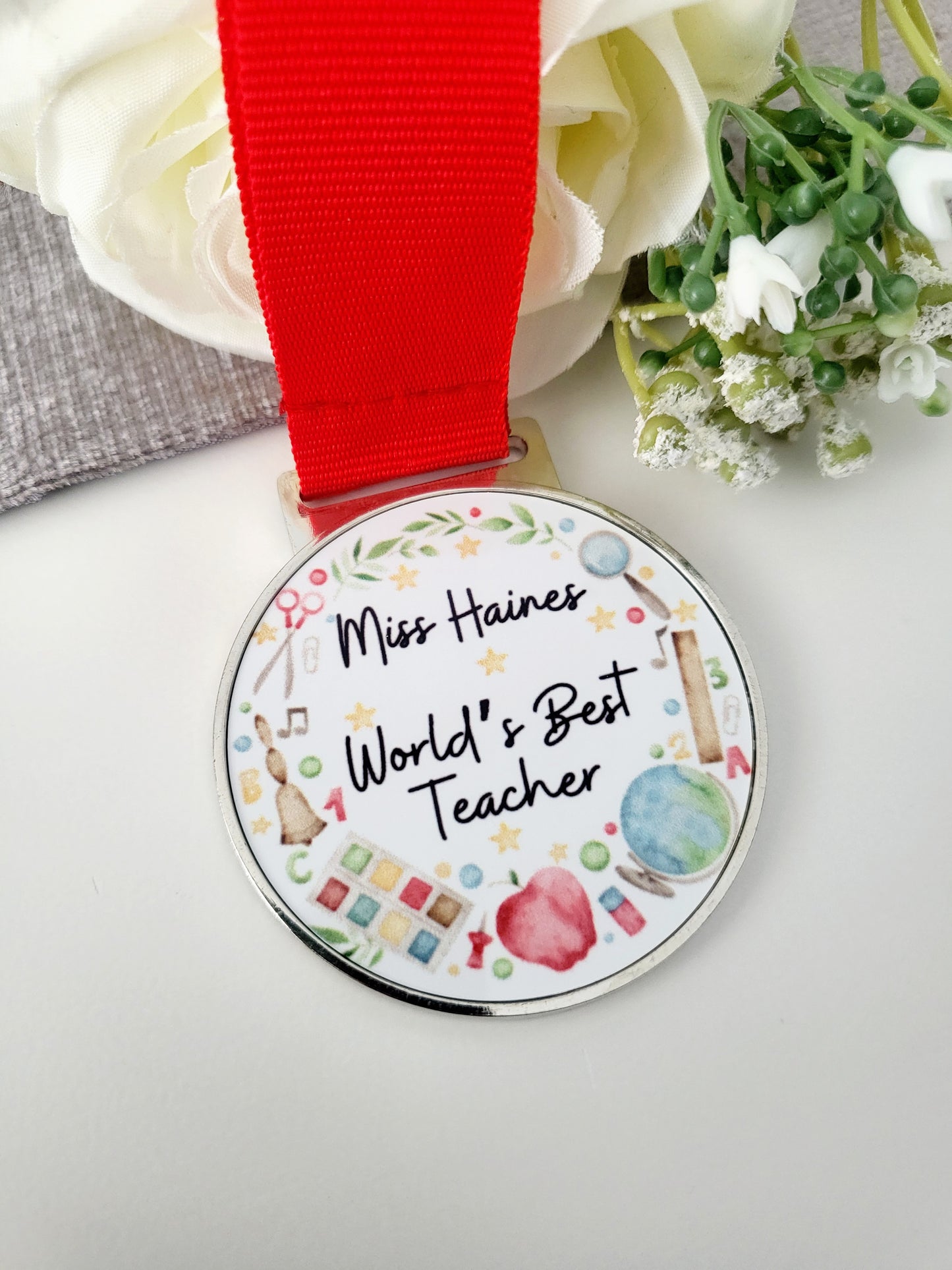 Personalised Teacher's Medal