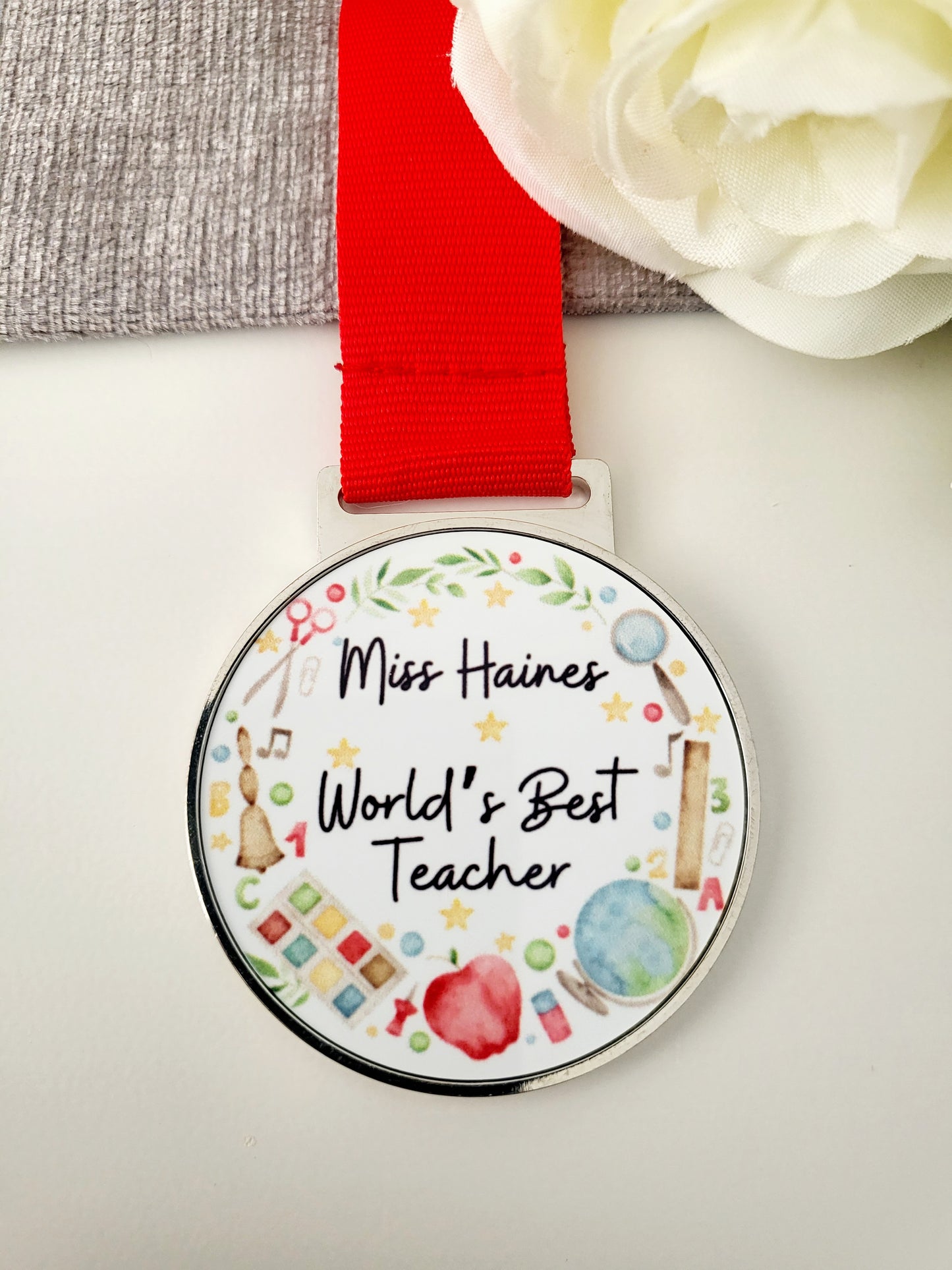 Personalised Teacher's Medal