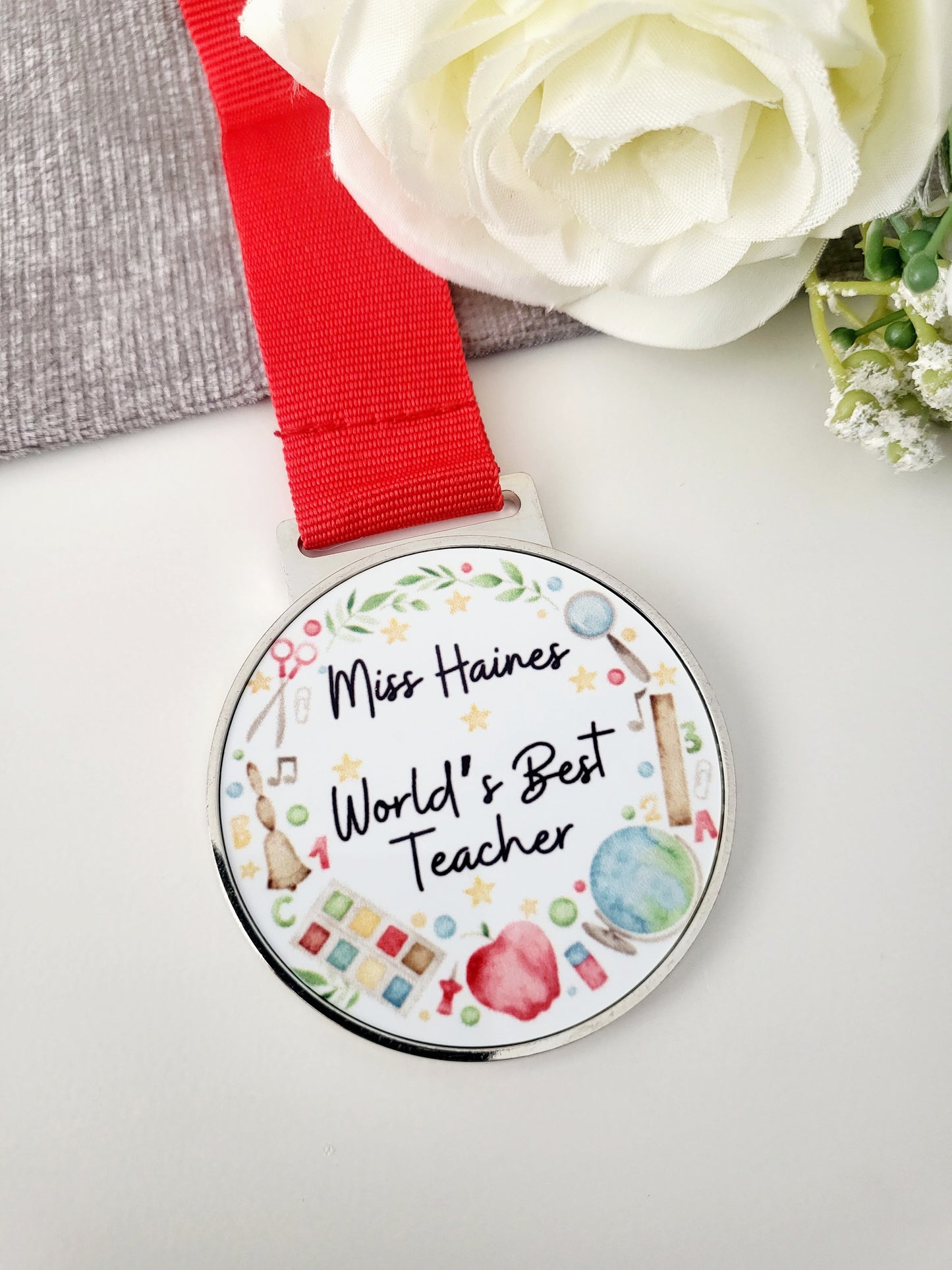 Personalised Teacher's Medal