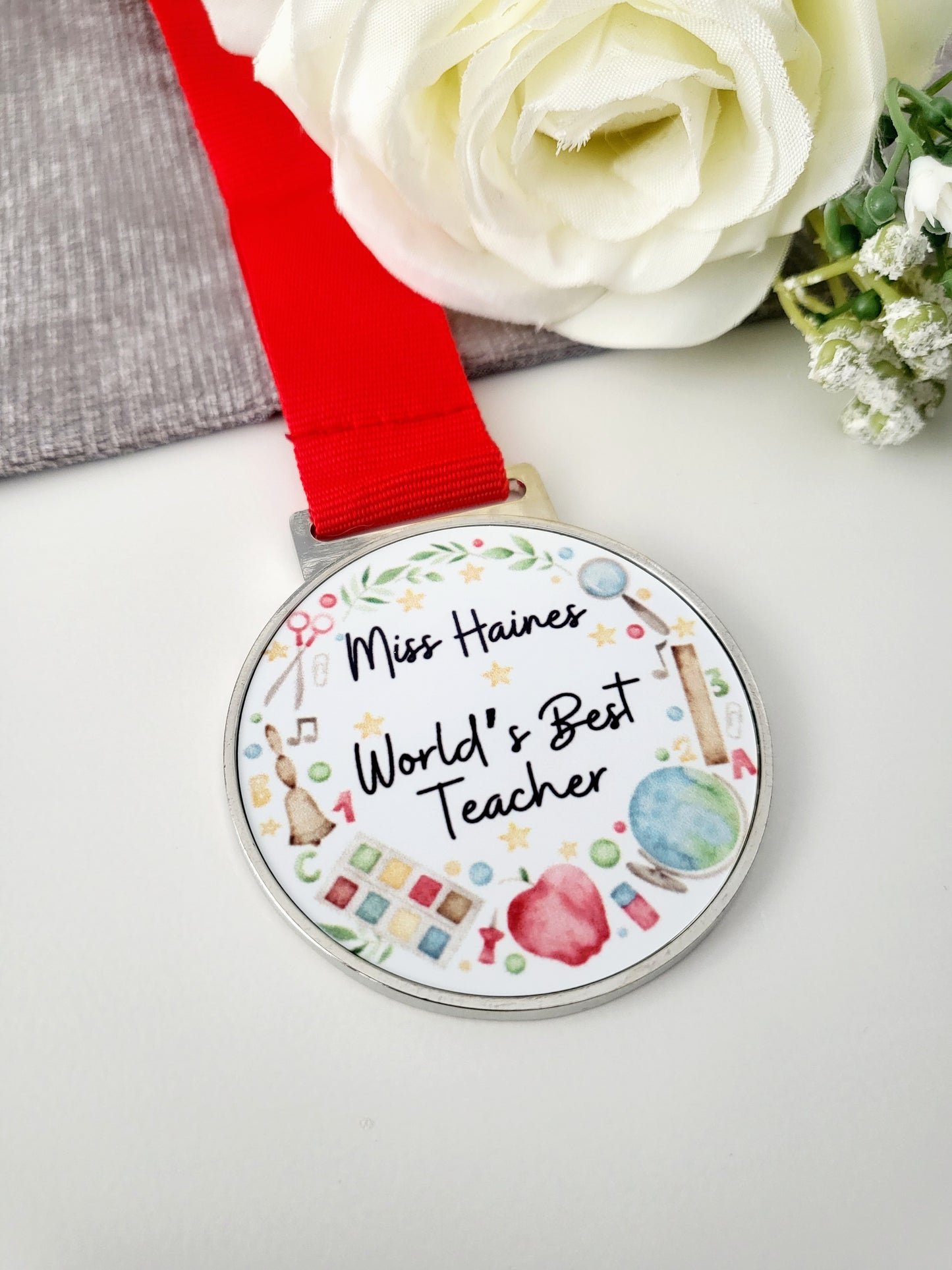 Personalised Teacher's Medal