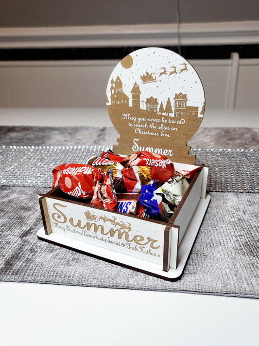 Personalised Snowglobe Mini Hamper - EMPTY