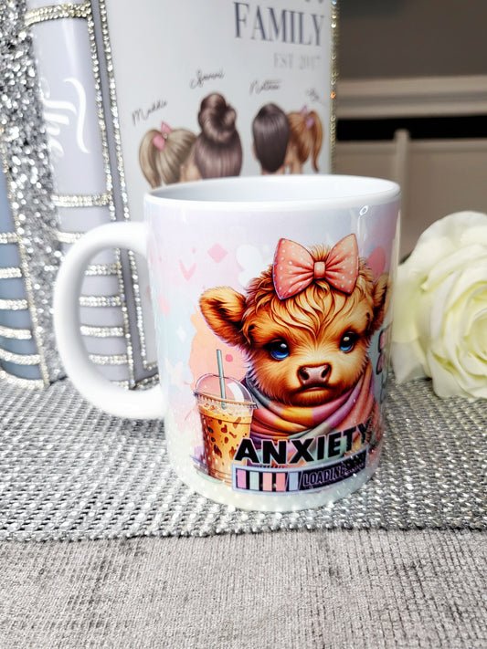 Highland Cow "Bit of a Mess" Mug