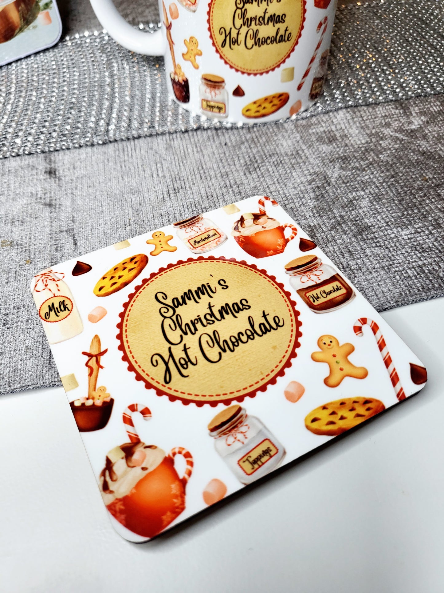 Personalised Hot Chocolate Station Coaster