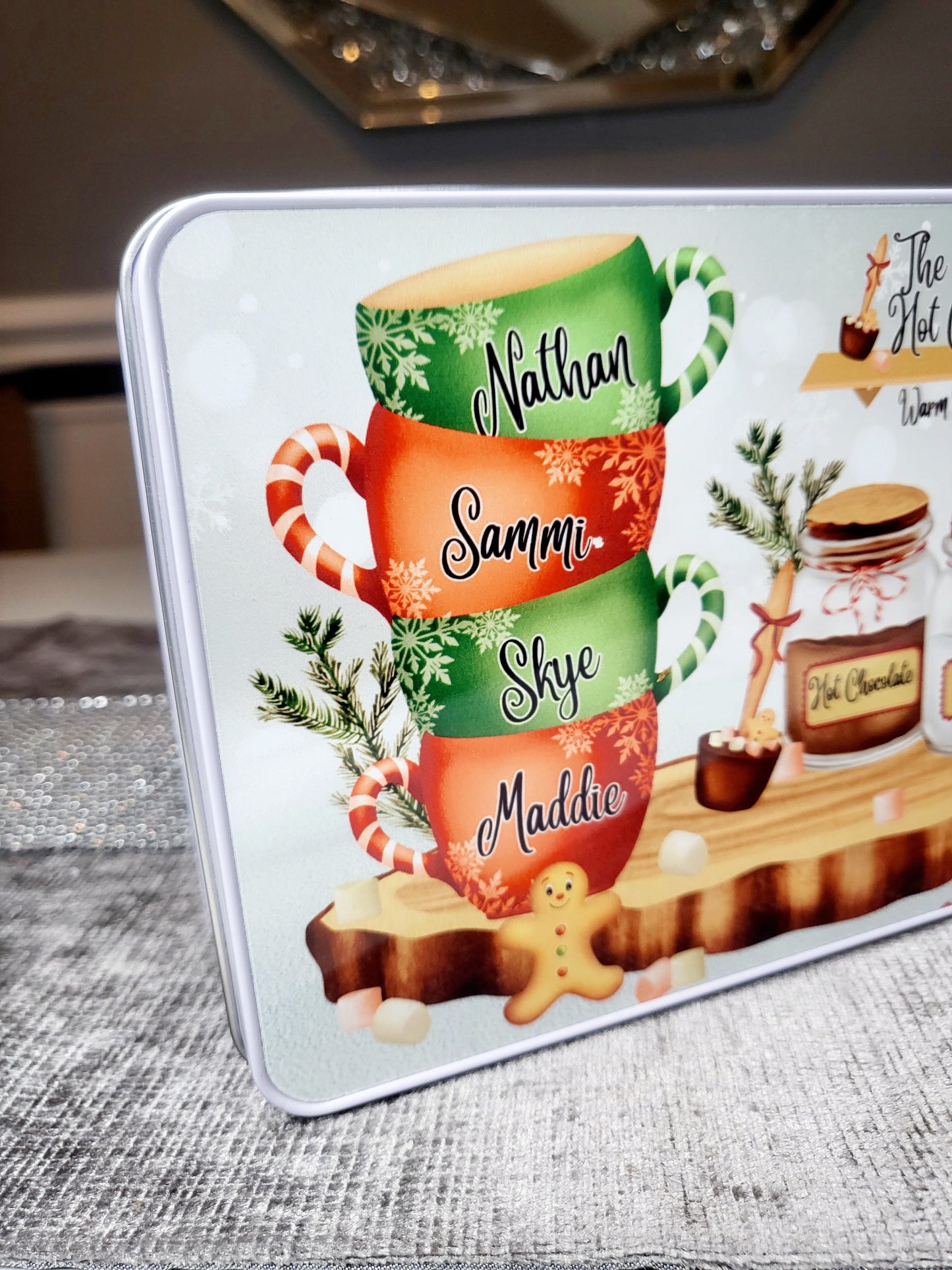 Personalised Hot Chocolate Station Tin