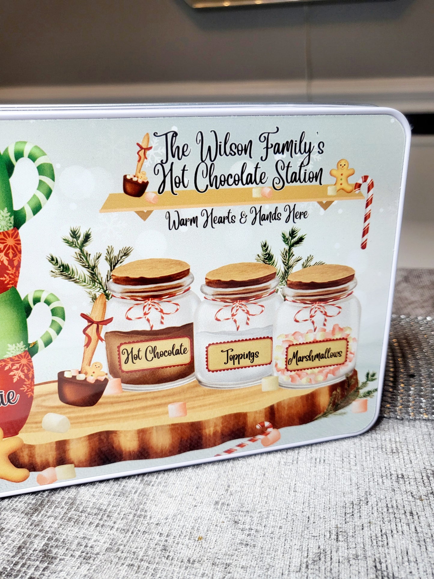 Personalised Hot Chocolate Station Tin