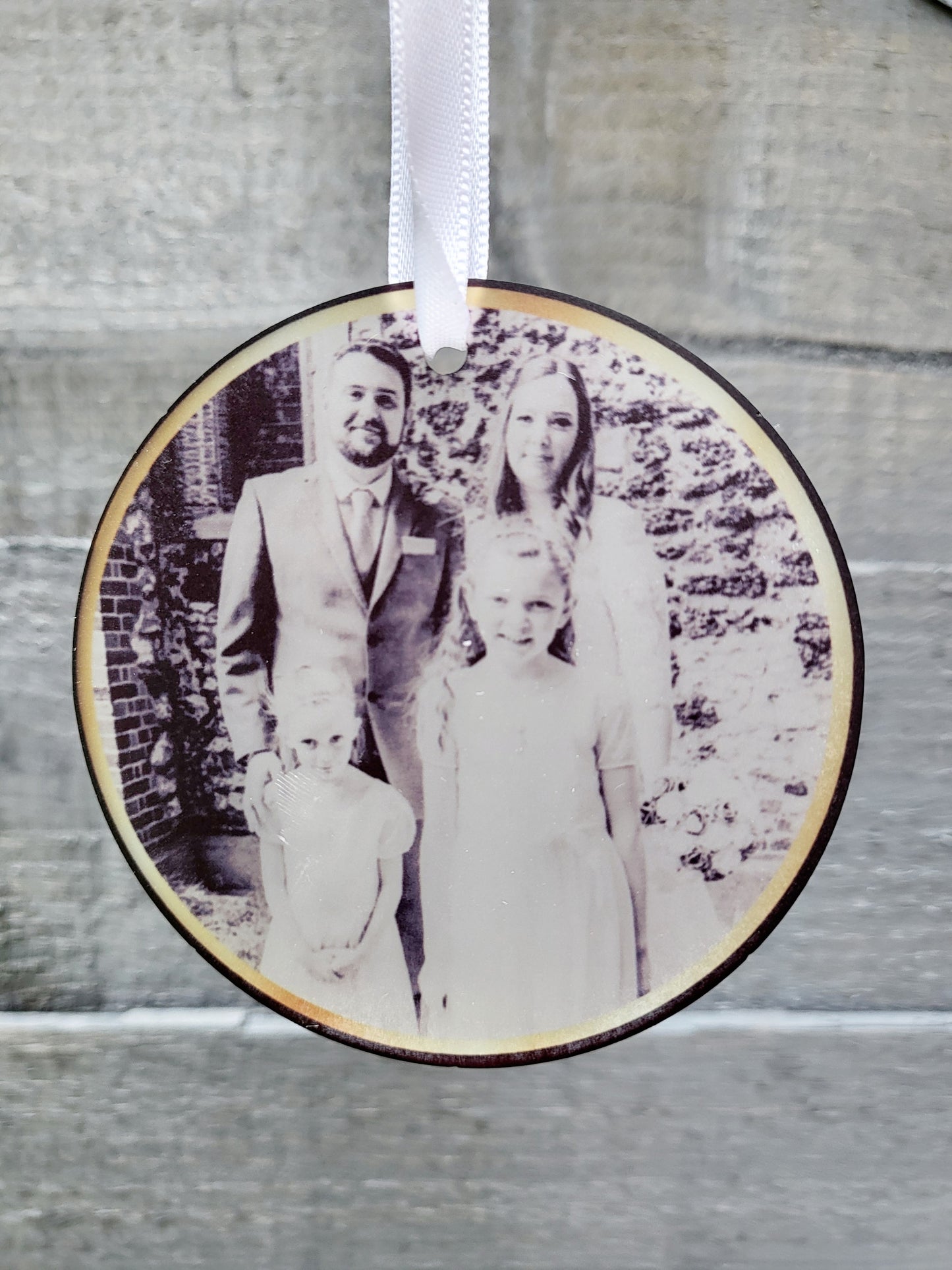 Personalised Semi-Transparent Photo Bauble - Any Photo