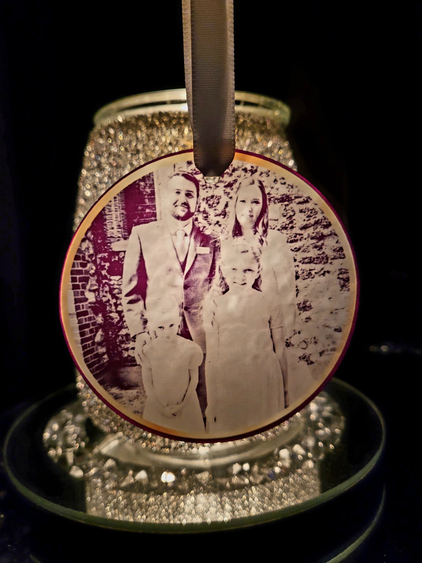 Personalised Semi-Transparent Photo Bauble - Any Photo