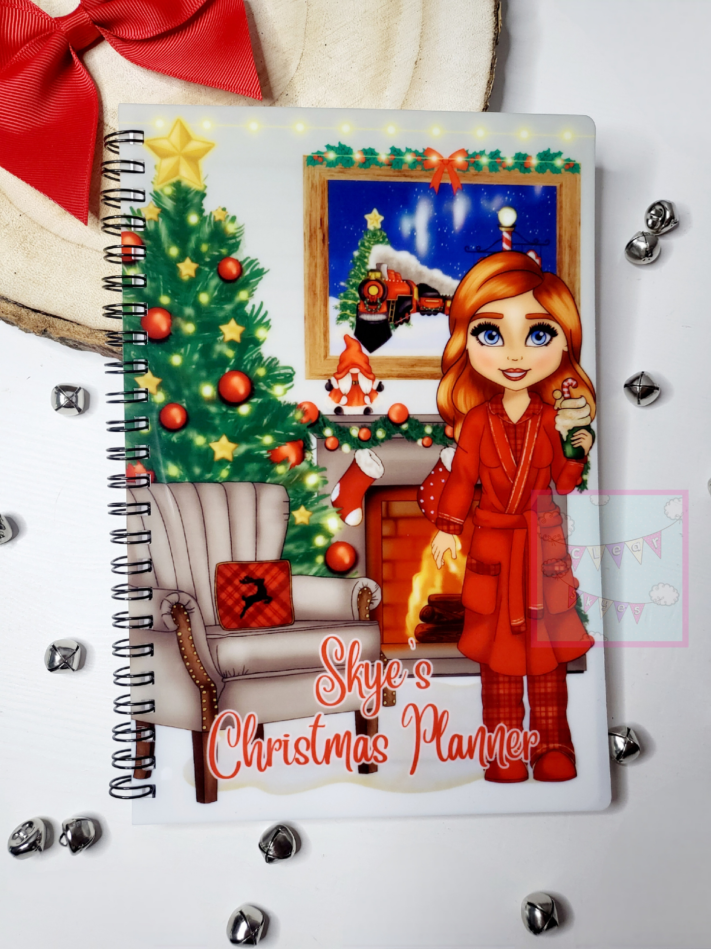 Personalised Christmas A5 Notebook