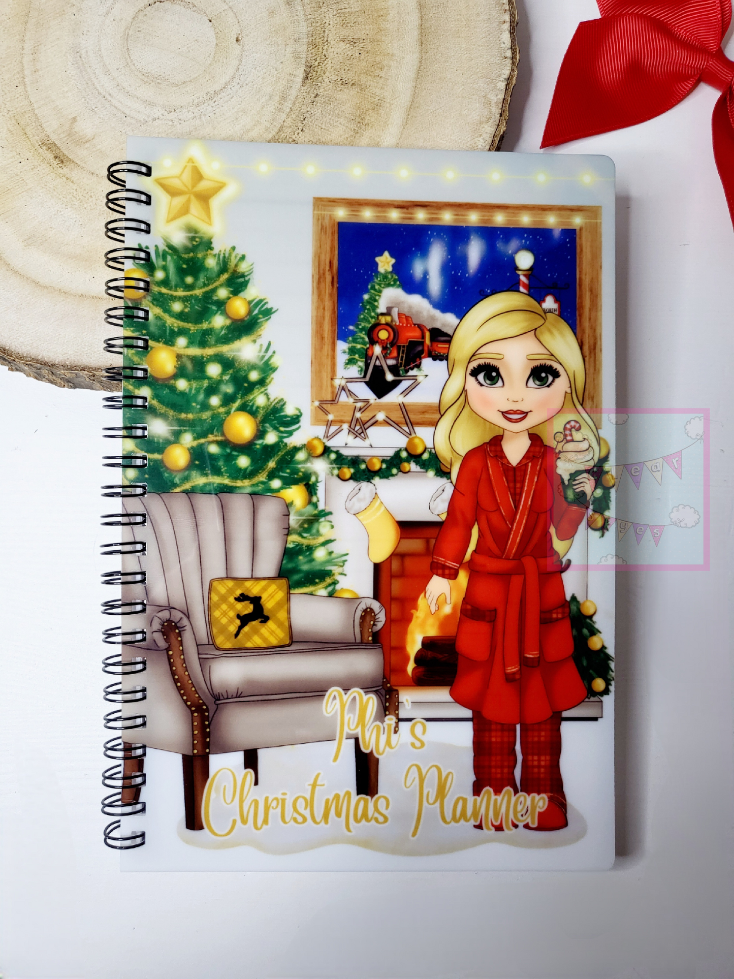 Personalised Christmas A5 Notebook