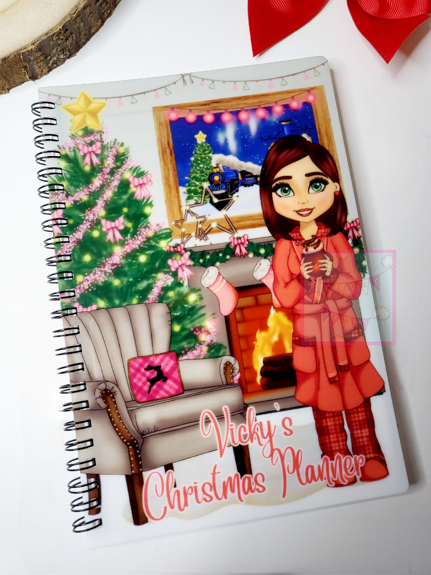 Personalised Christmas A5 Notebook