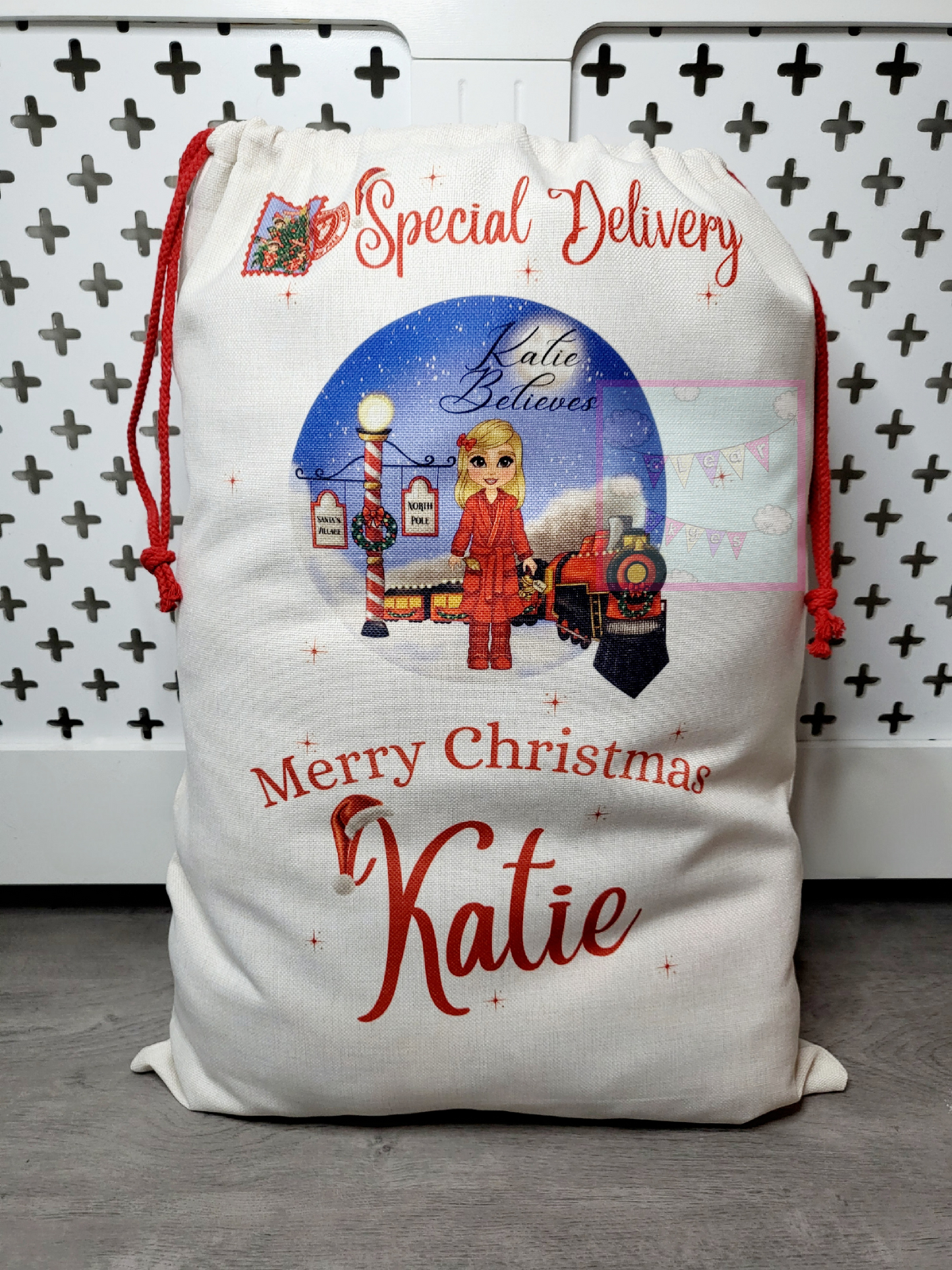 Personalised Christmas Santa Sack