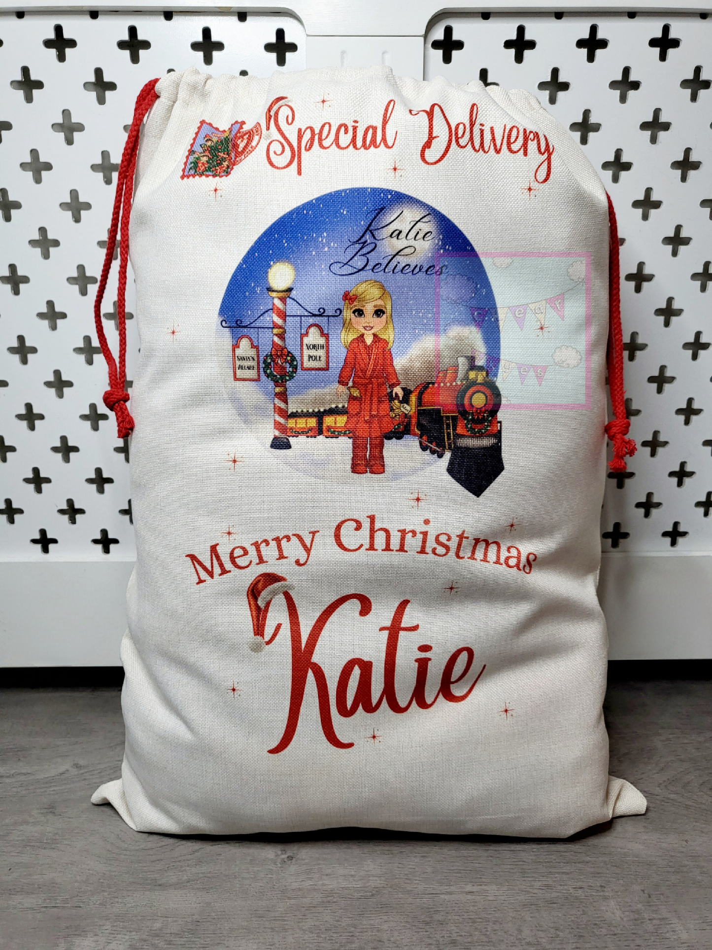 Personalised Christmas Santa Sack