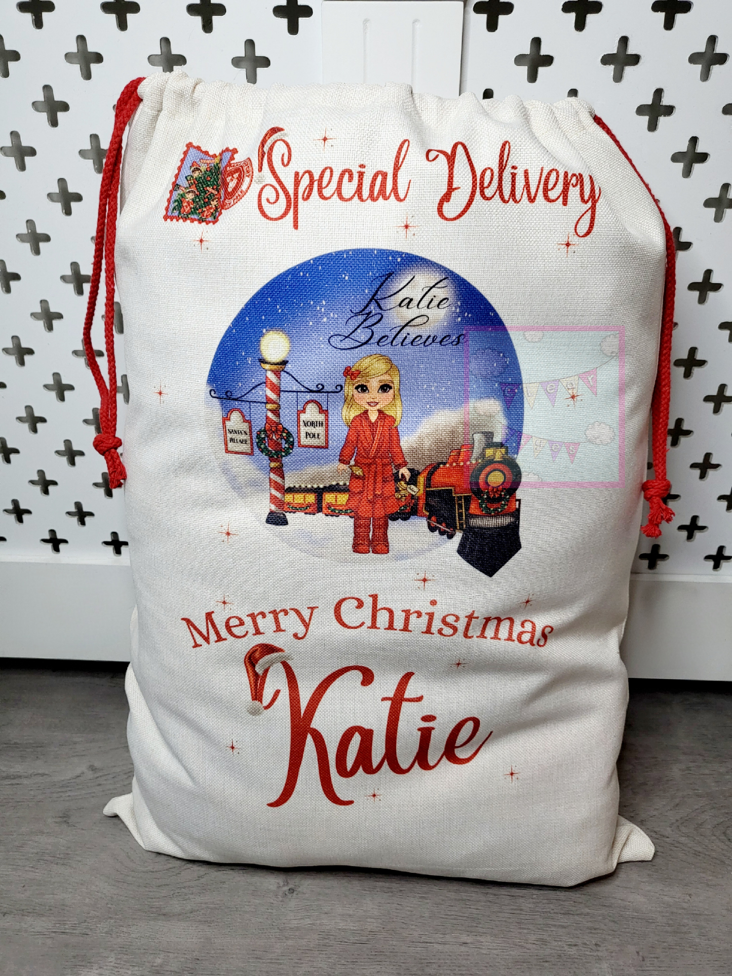 Personalised Christmas Santa Sack