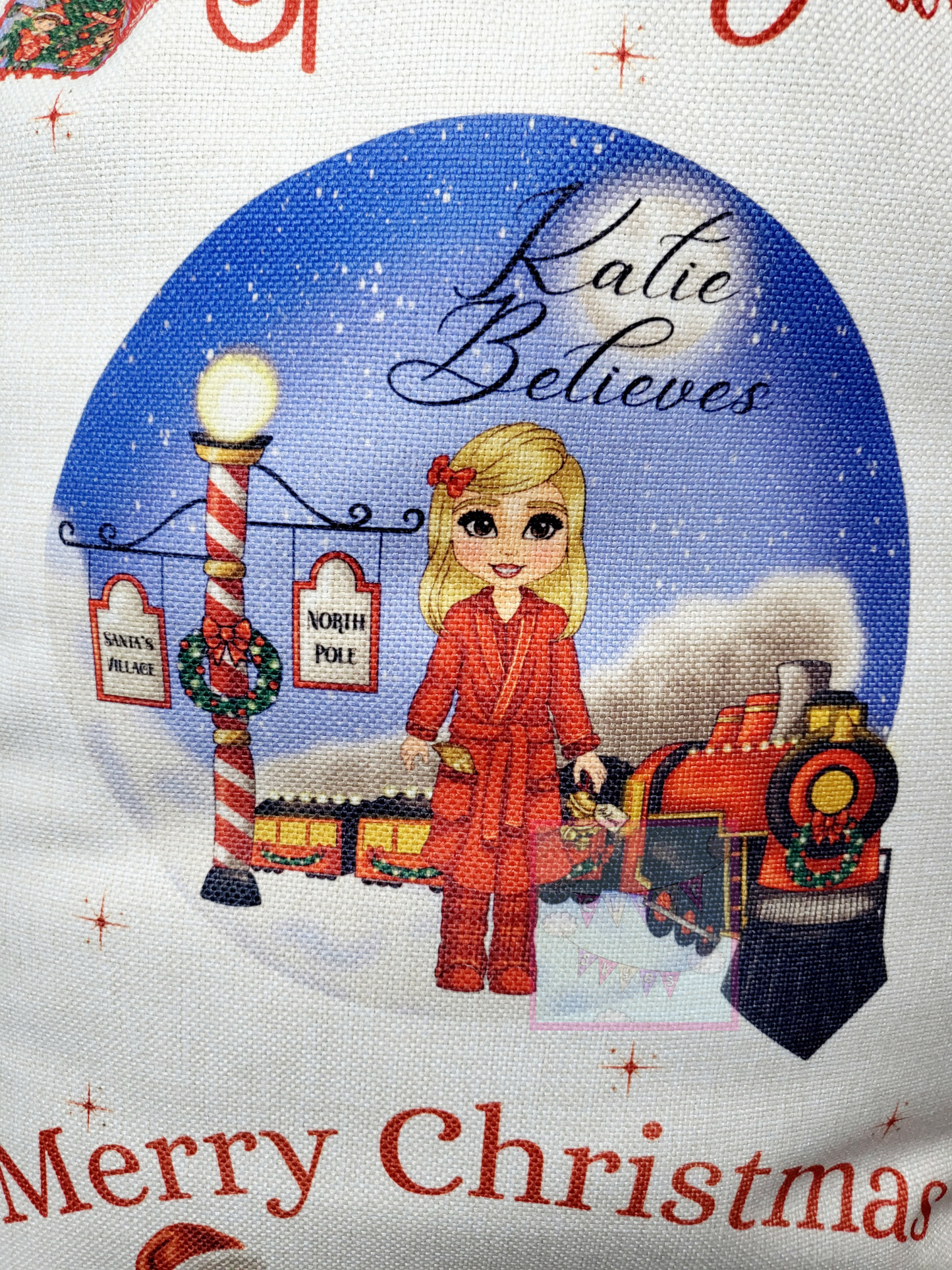 Personalised Christmas Santa Sack