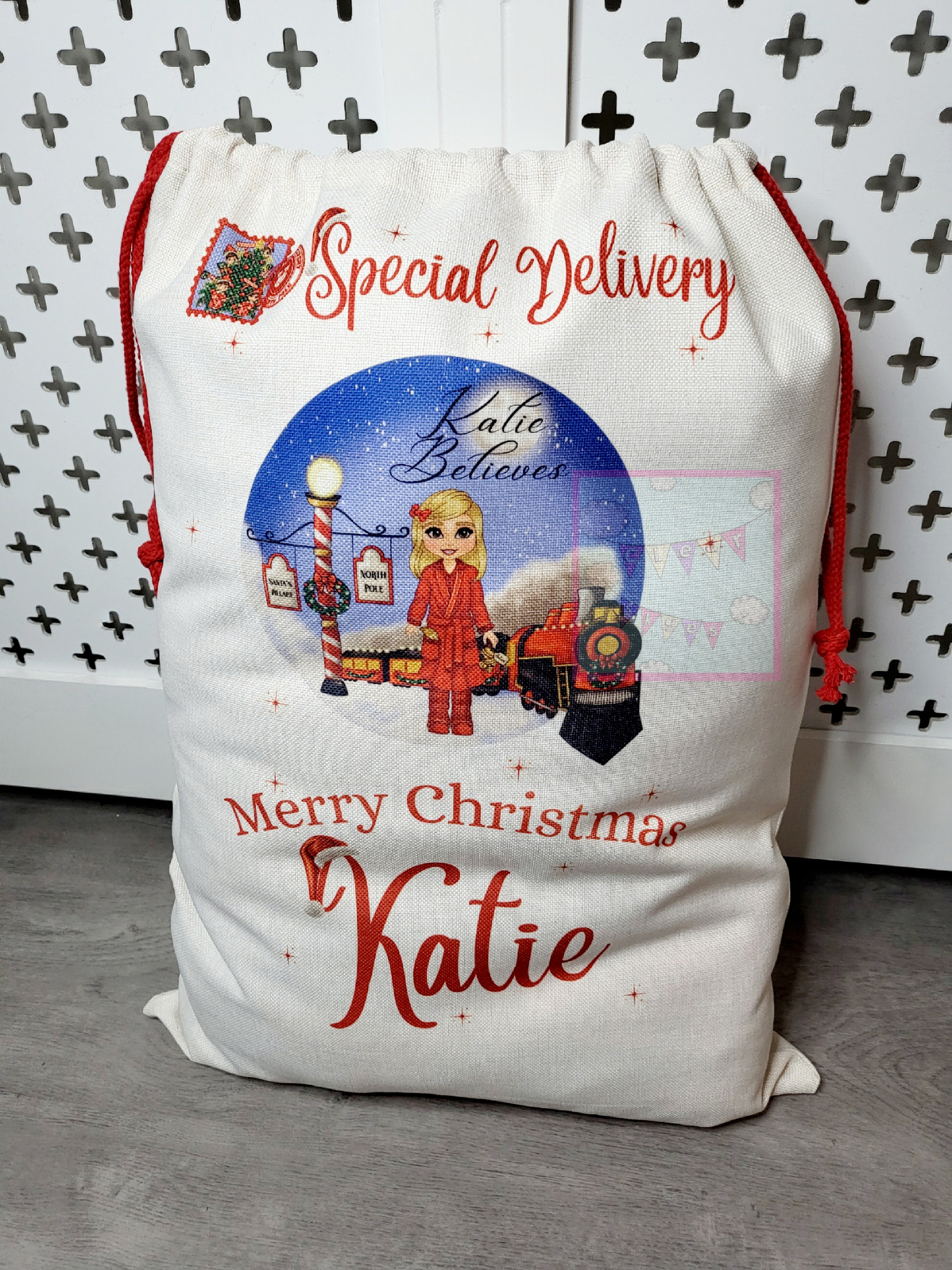 Personalised Christmas Santa Sack