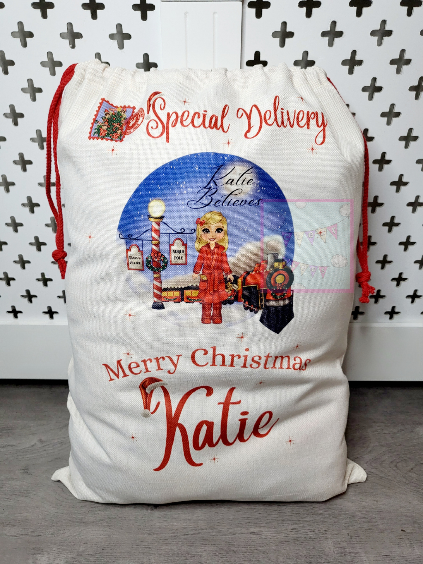 Personalised Christmas Santa Sack