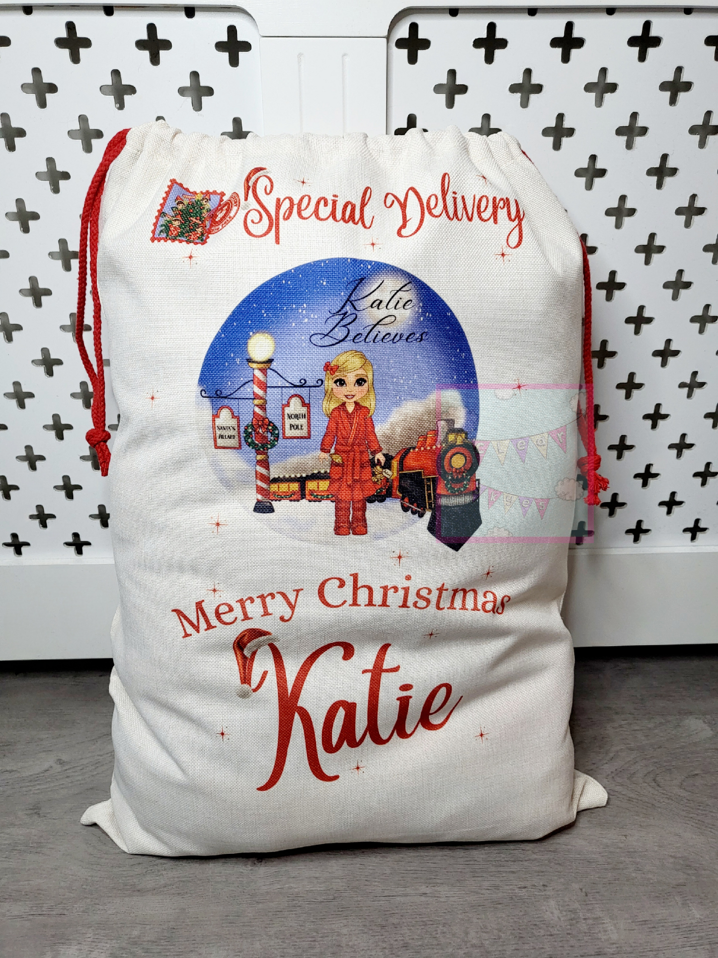 Personalised Christmas Santa Sack