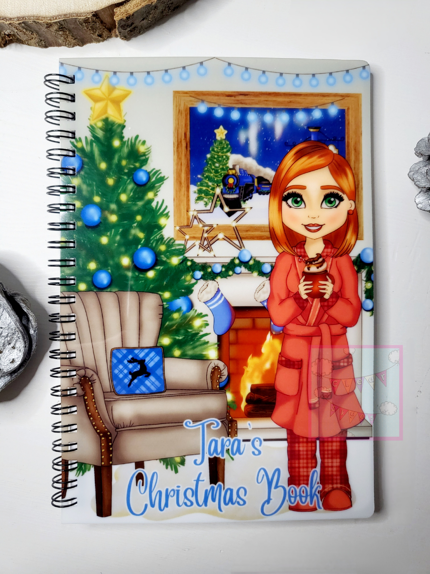 Personalised Christmas A5 Notebook