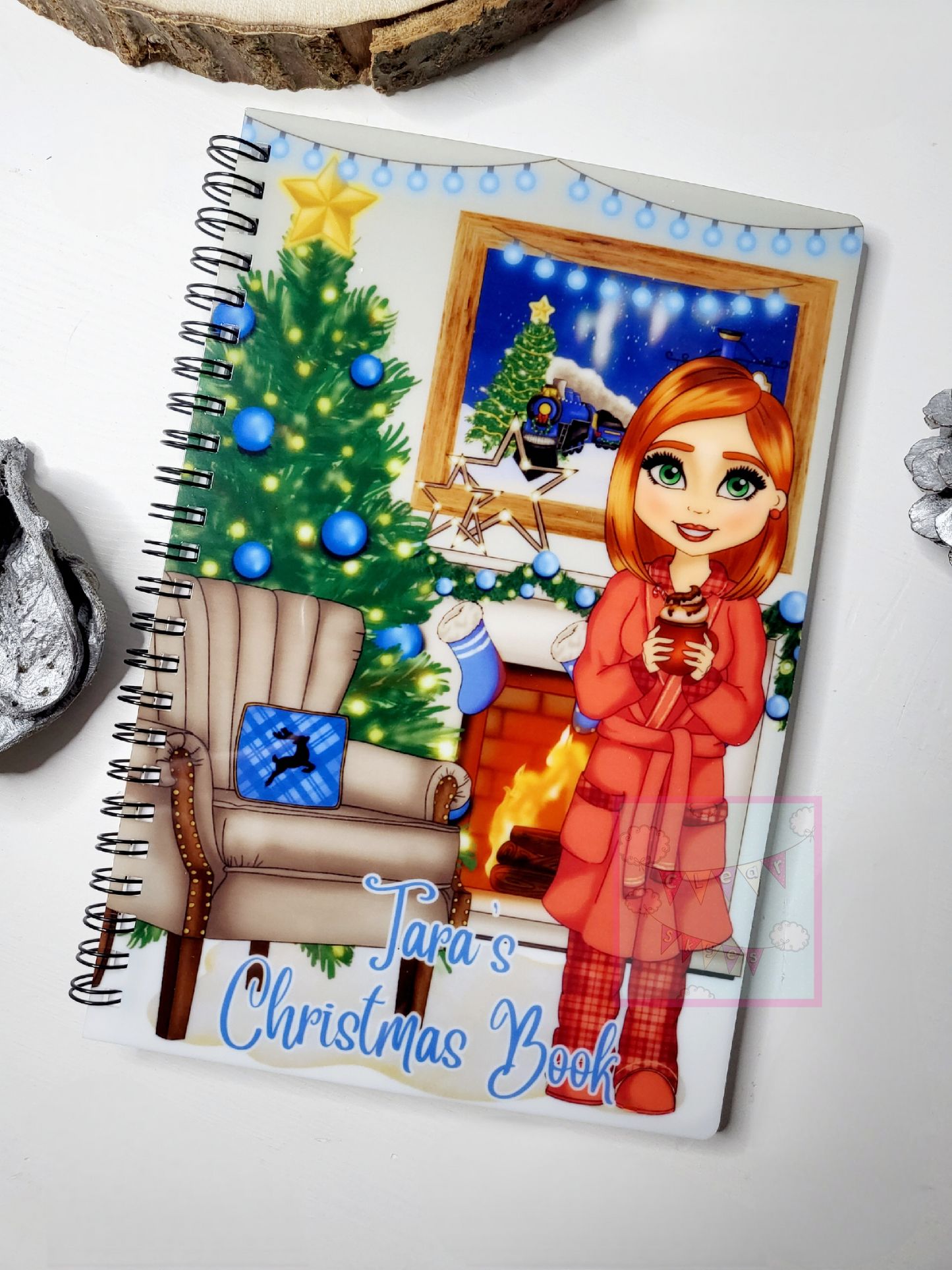 Personalised Christmas A5 Notebook