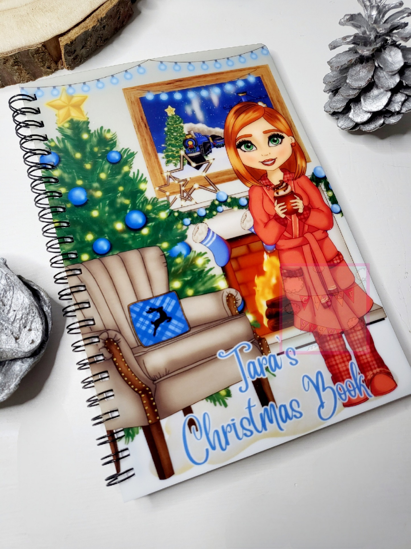 Personalised Christmas A5 Notebook