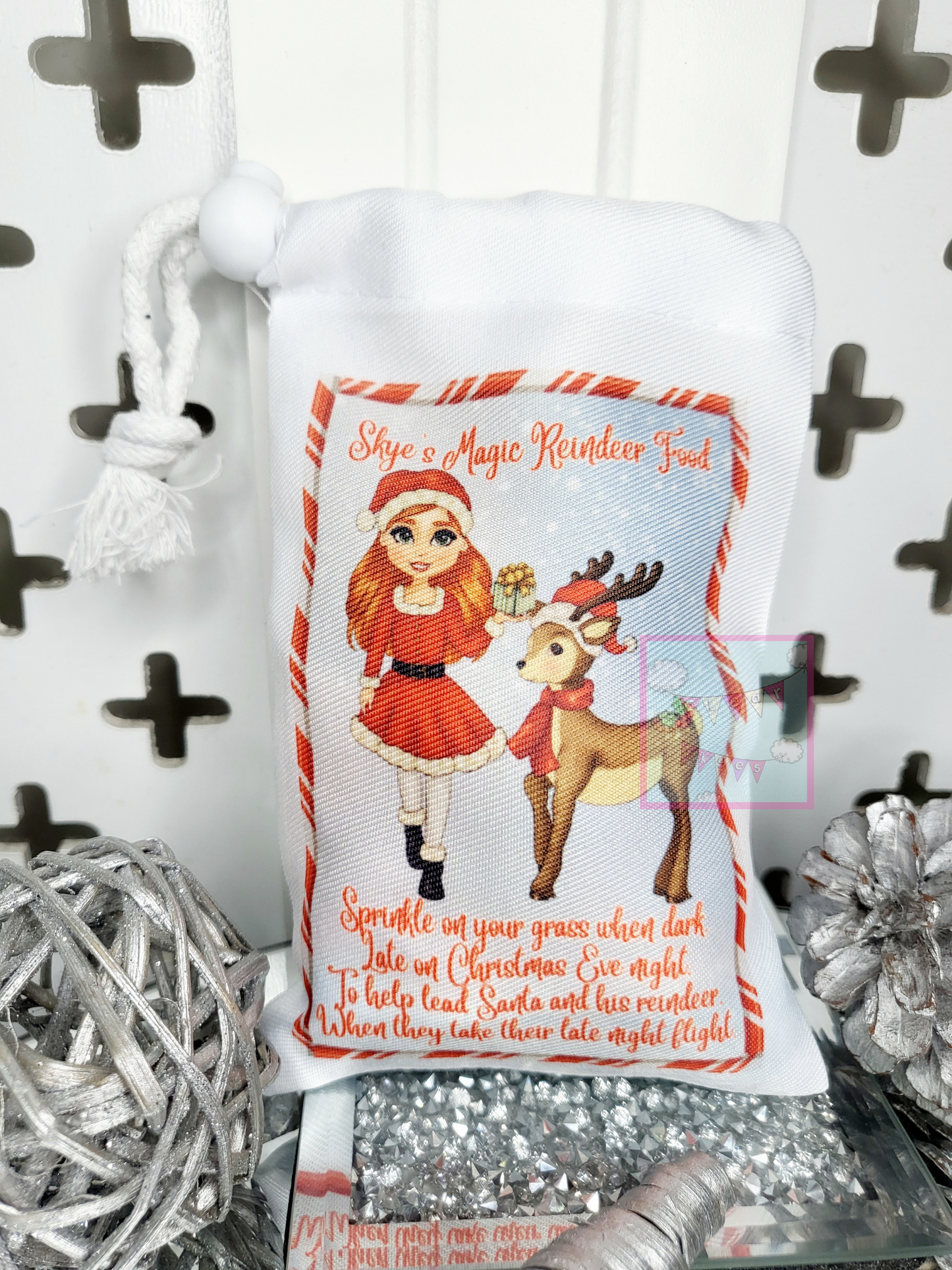 Personalised Reindeer Food Bag