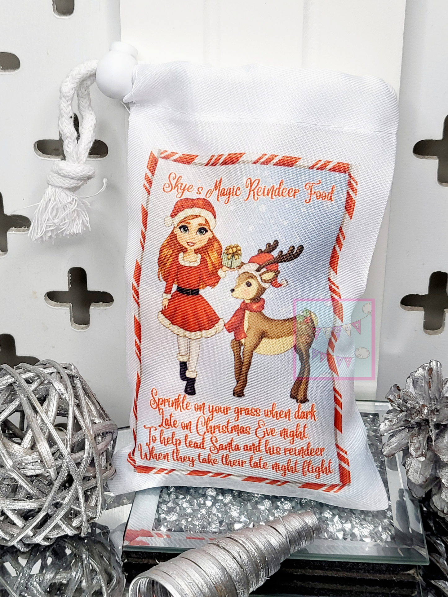 Personalised Reindeer Food Bag