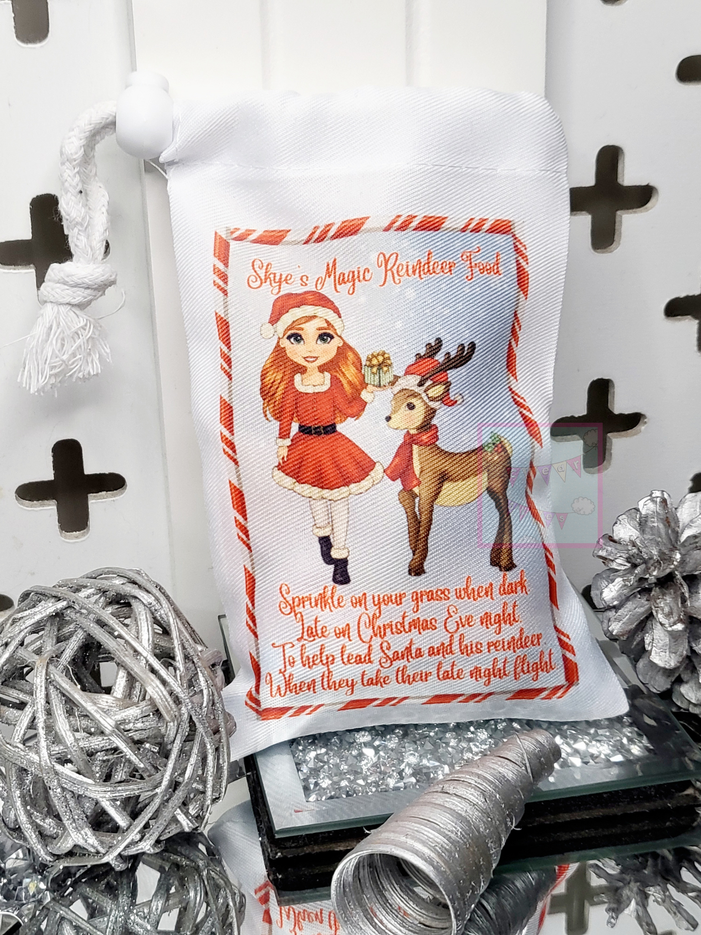 Personalised Reindeer Food Bag