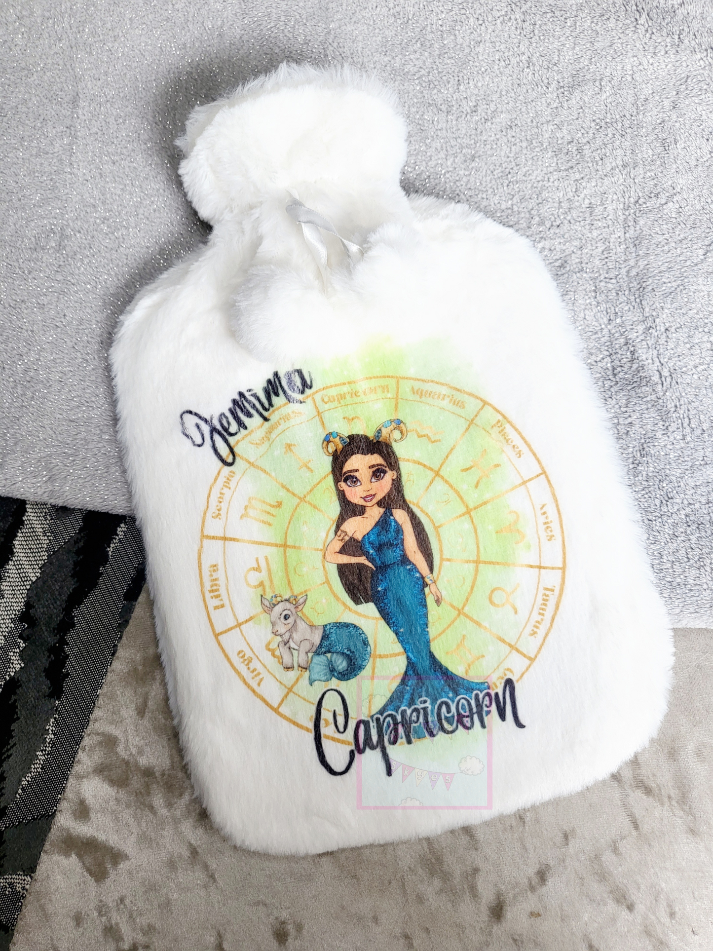 Personalised Zodiac Hot Water Bottle