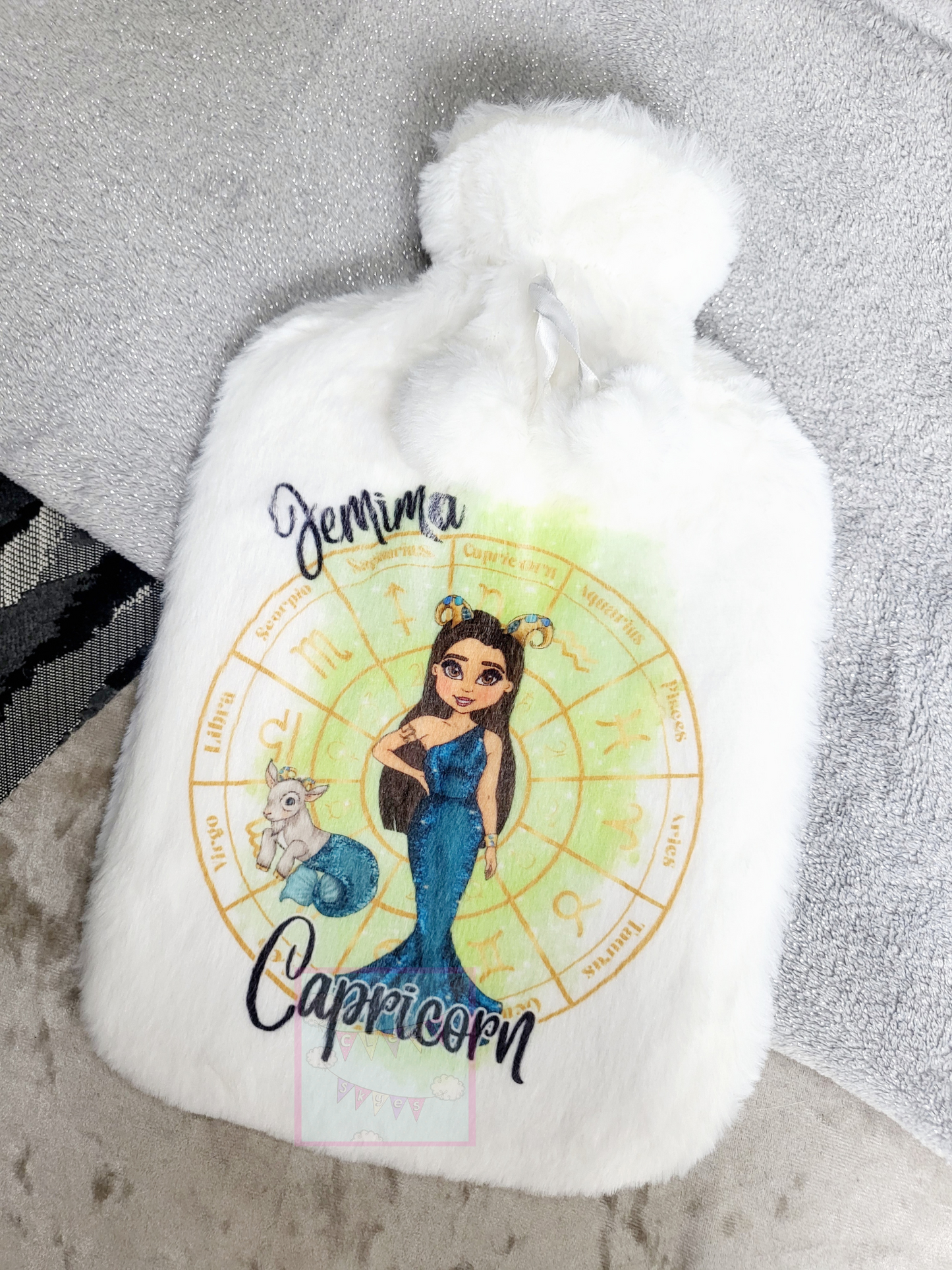 Personalised Zodiac Hot Water Bottle