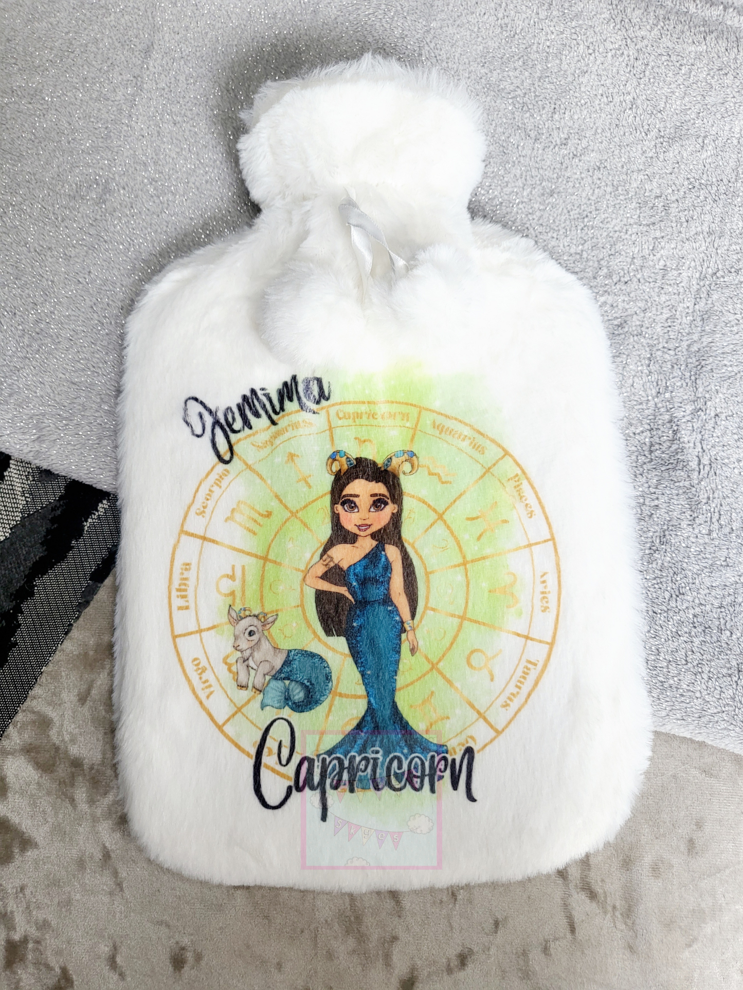 Personalised Zodiac Hot Water Bottle