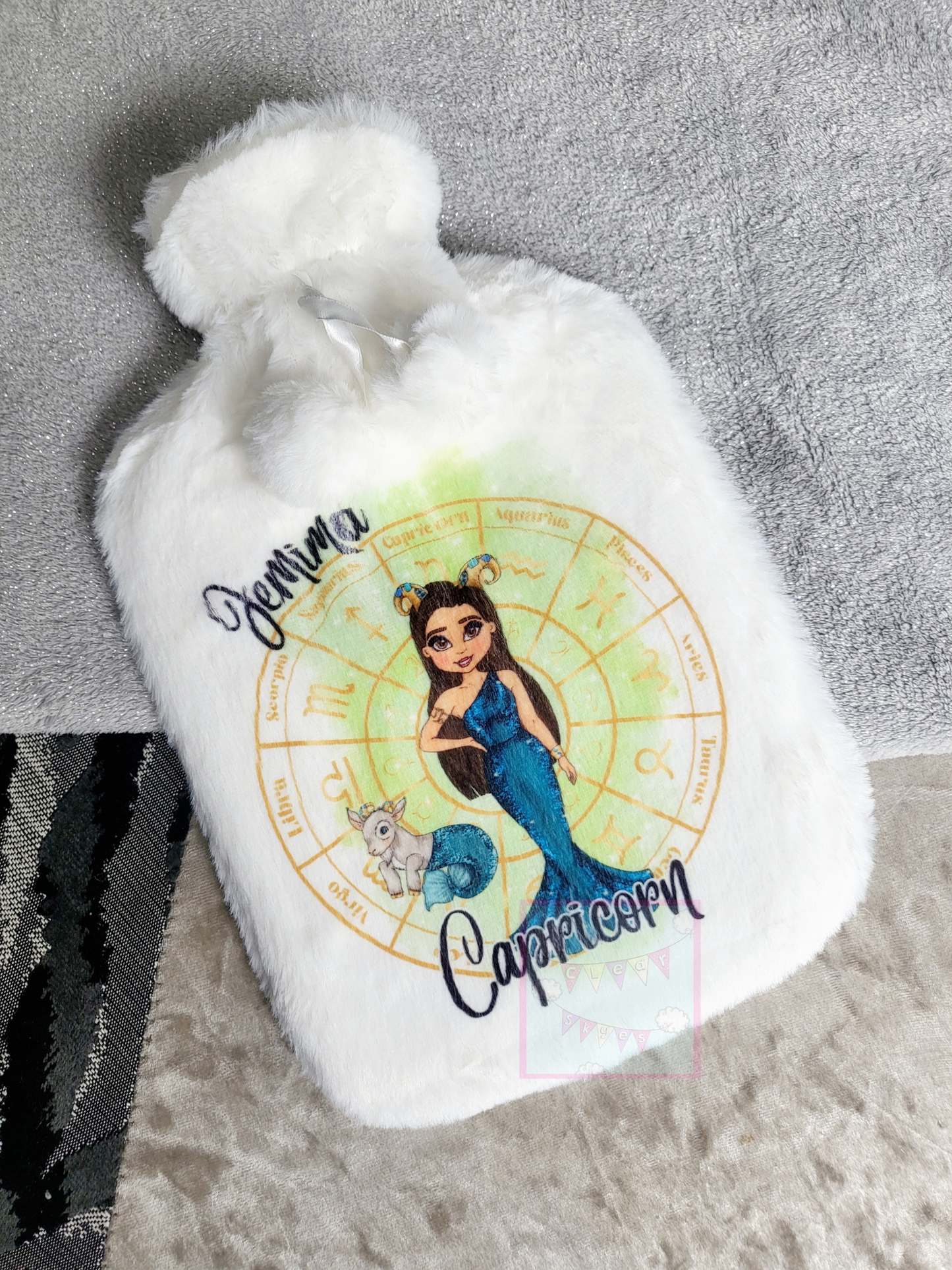 Personalised Zodiac Hot Water Bottle