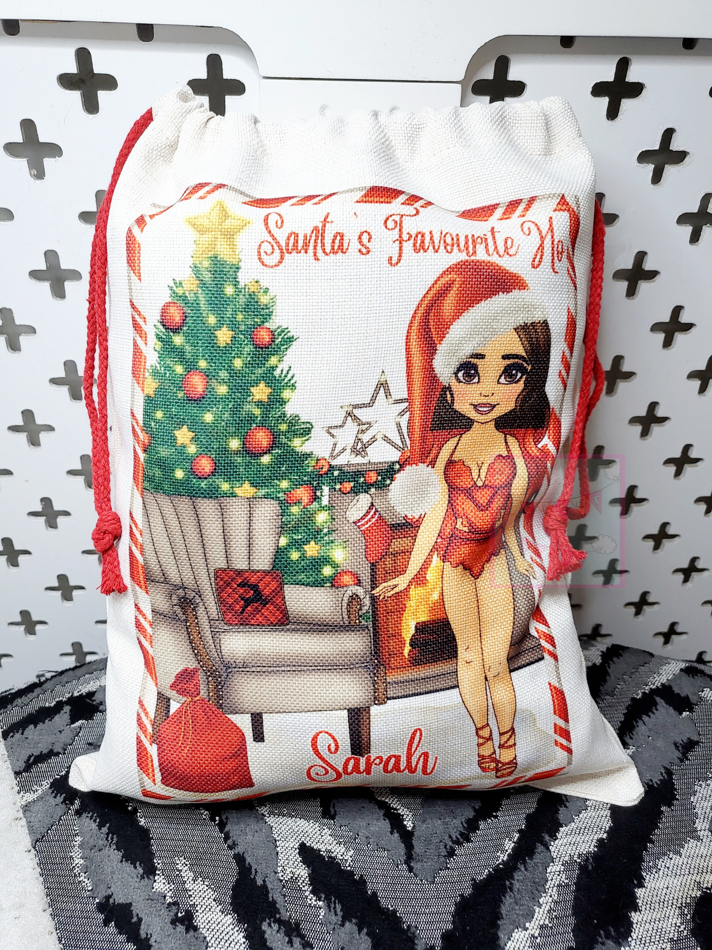 Personalised "Santa's Favourite Ho" Christmas Sack