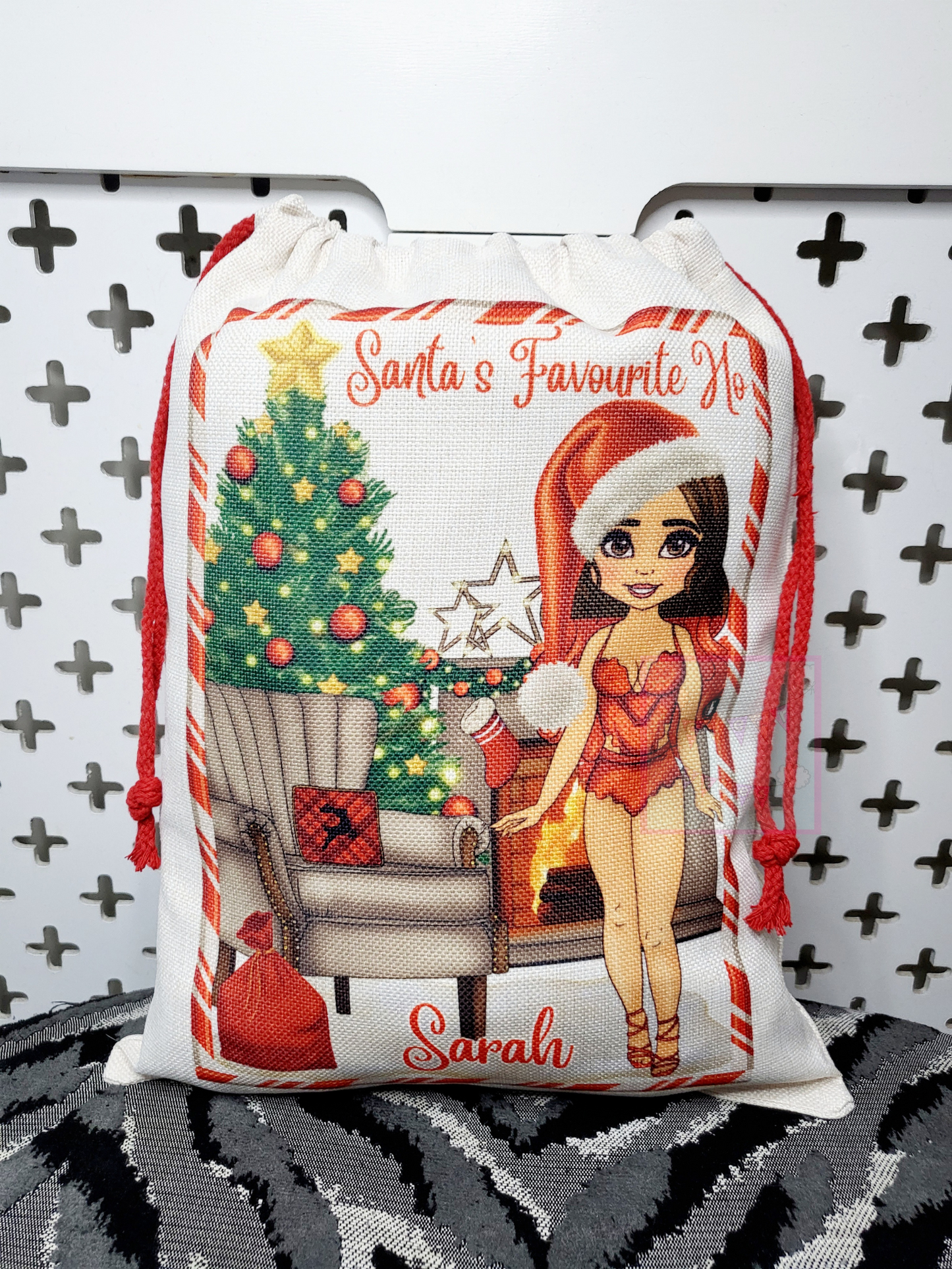 Personalised "Santa's Favourite Ho" Christmas Sack