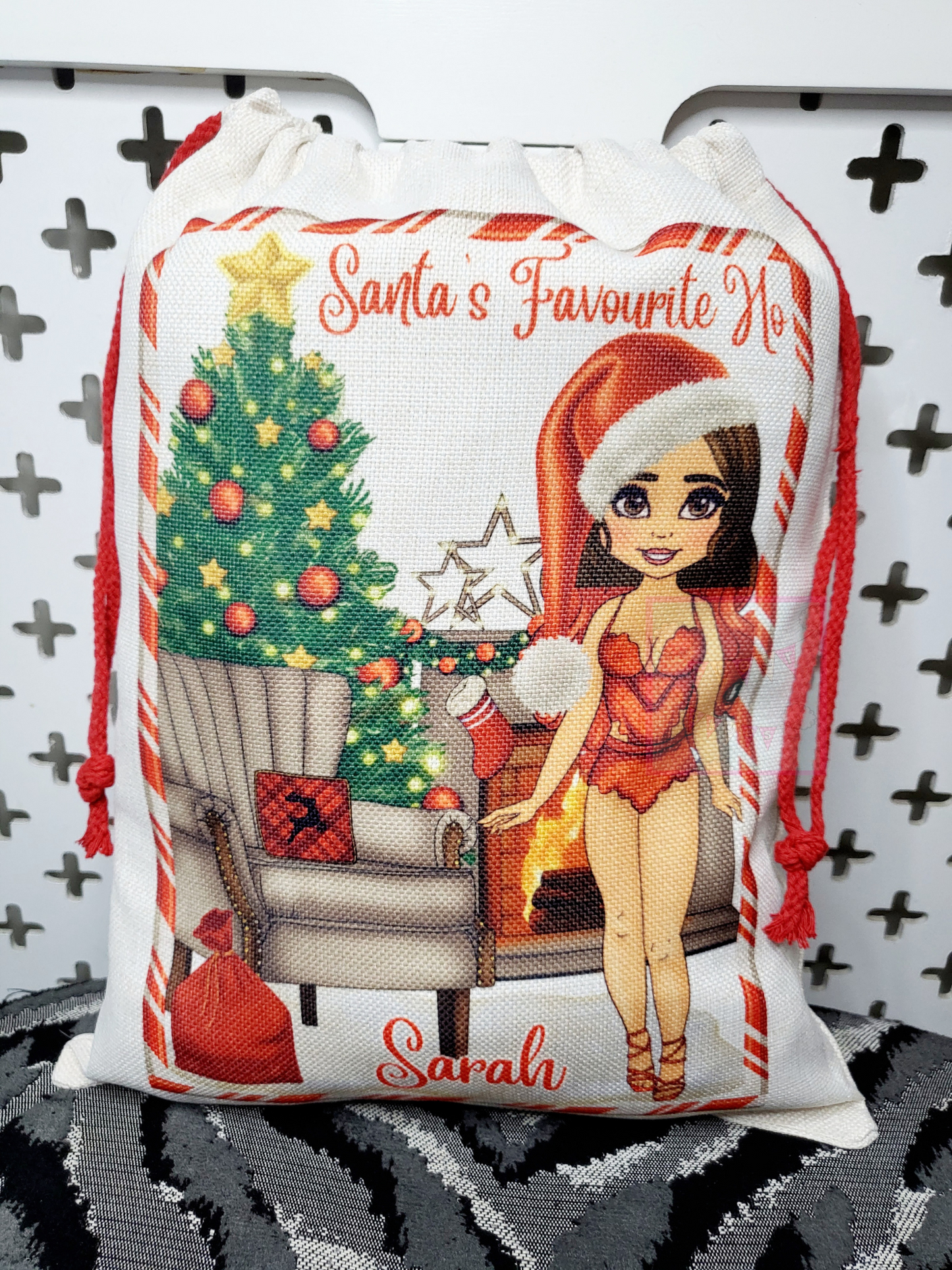 Personalised "Santa's Favourite Ho" Christmas Sack