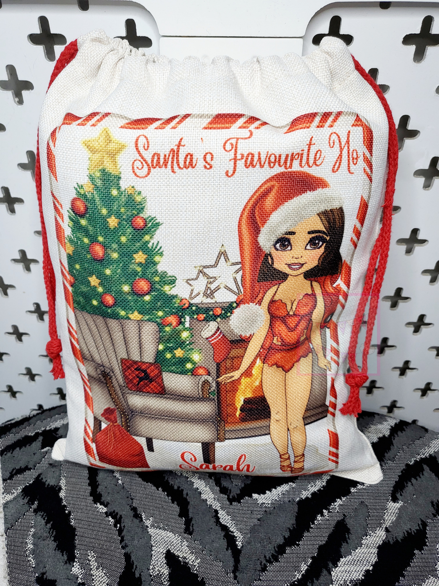 Personalised "Santa's Favourite Ho" Christmas Sack