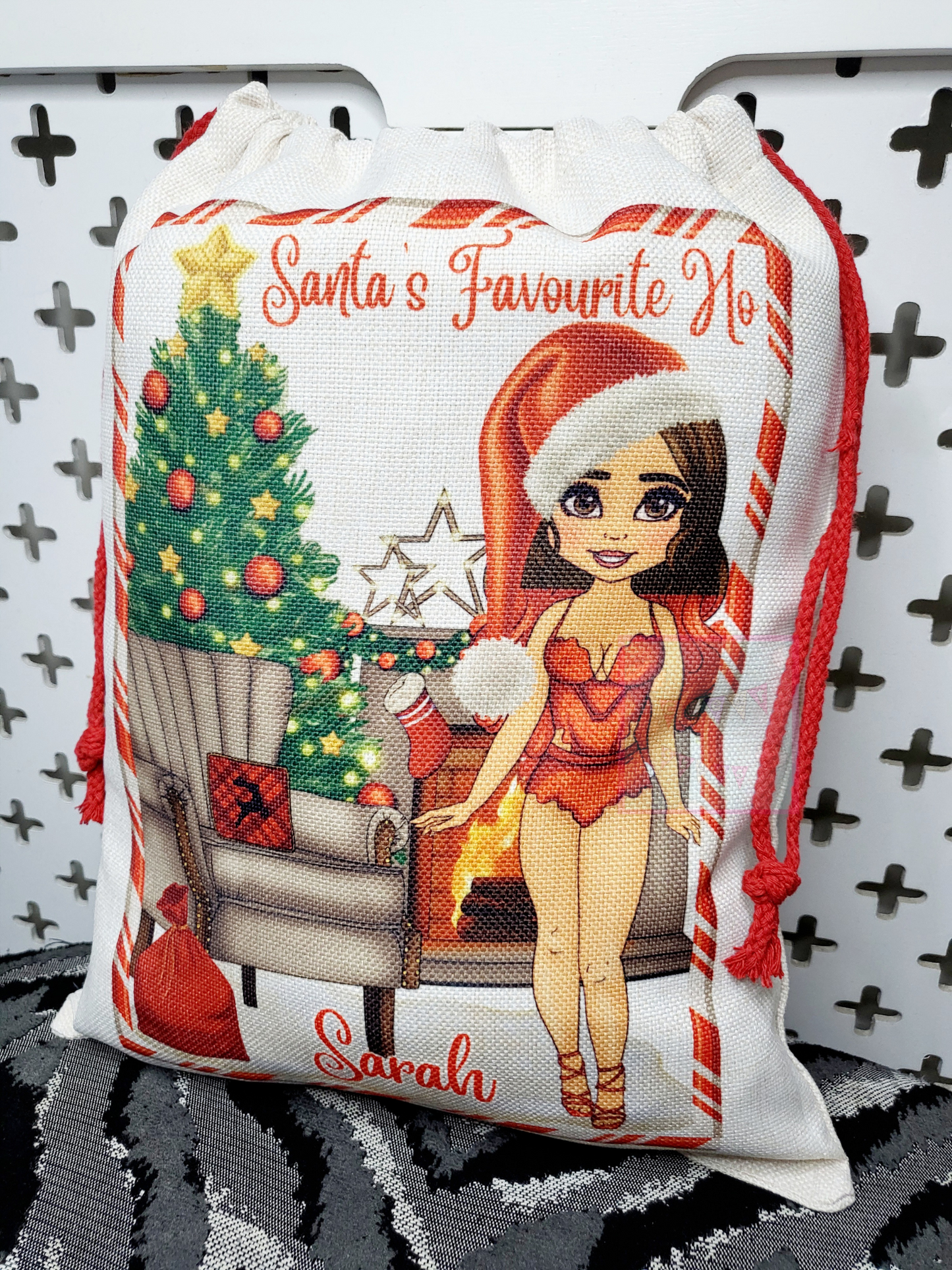 Personalised "Santa's Favourite Ho" Christmas Sack