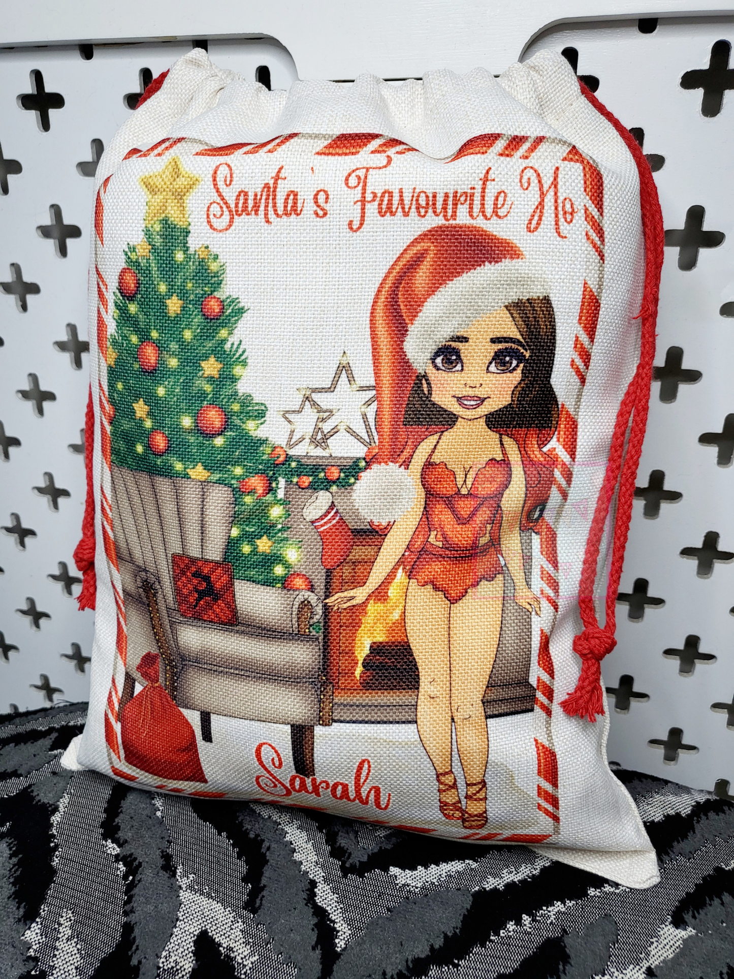 Personalised "Santa's Favourite Ho" Christmas Sack