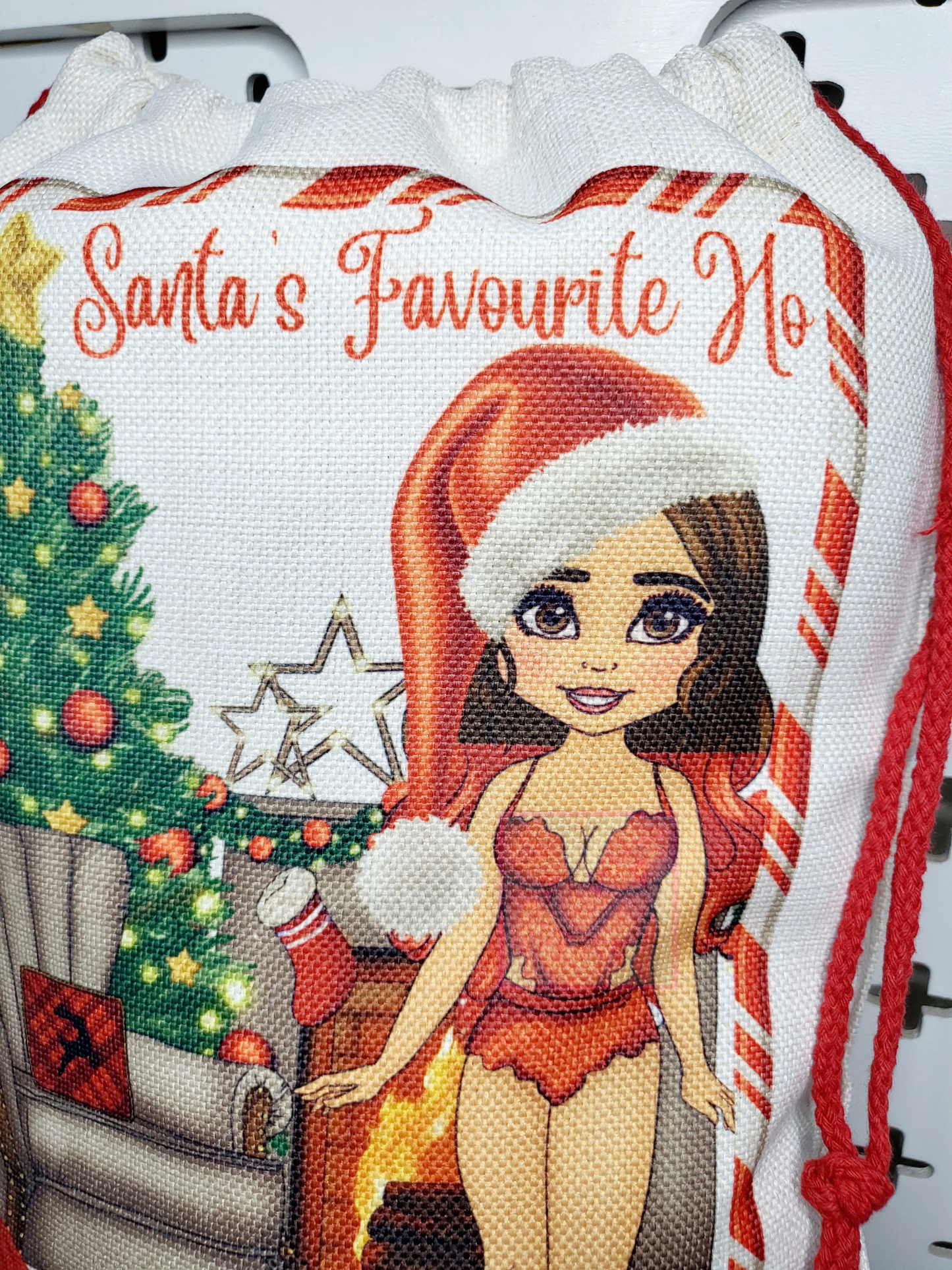 Personalised "Santa's Favourite Ho" Christmas Sack