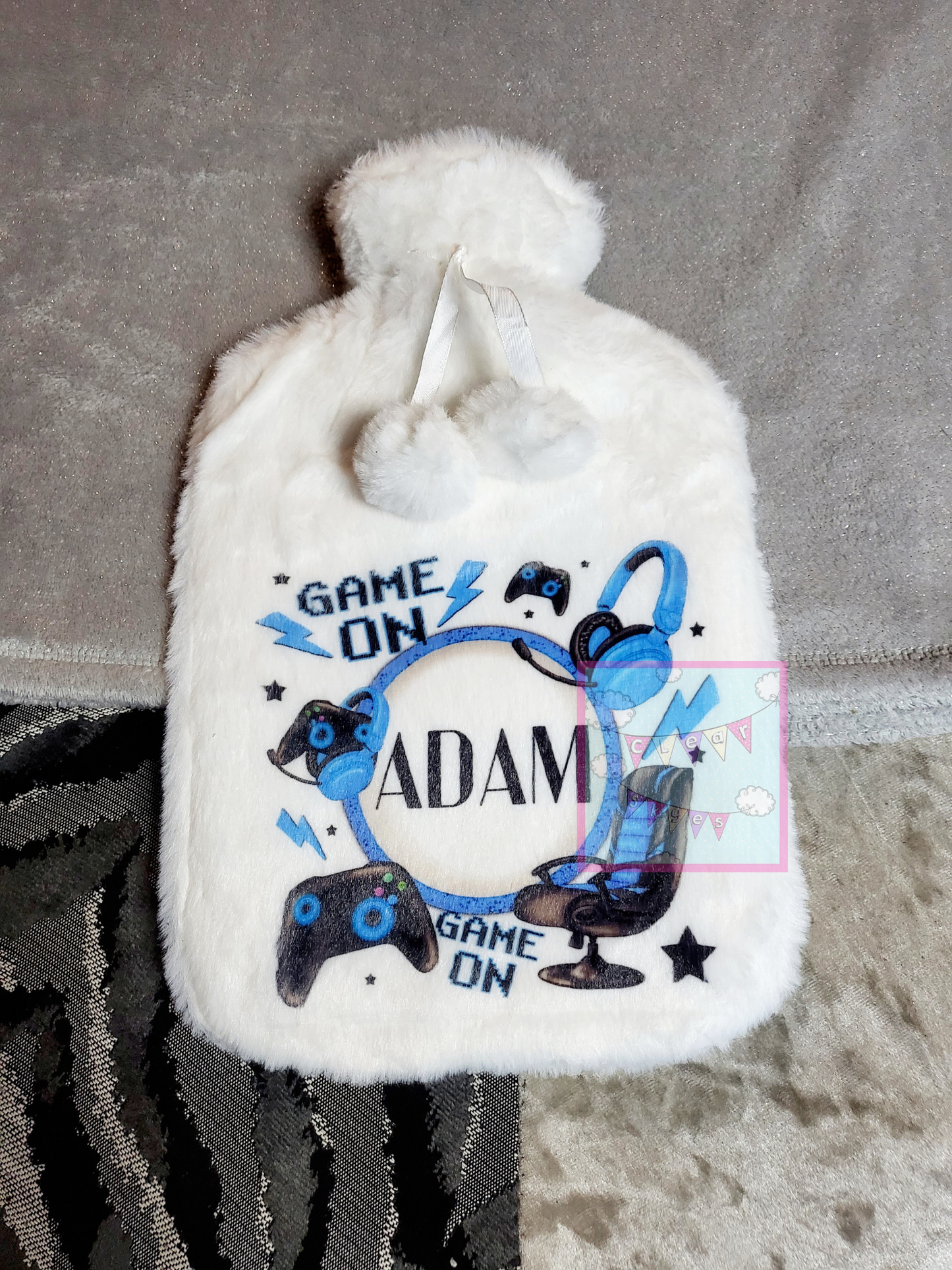 Personalised Gamer Hot Water Bottle