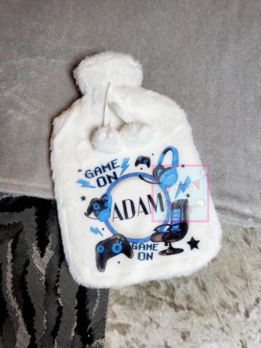 Personalised Gamer Hot Water Bottle