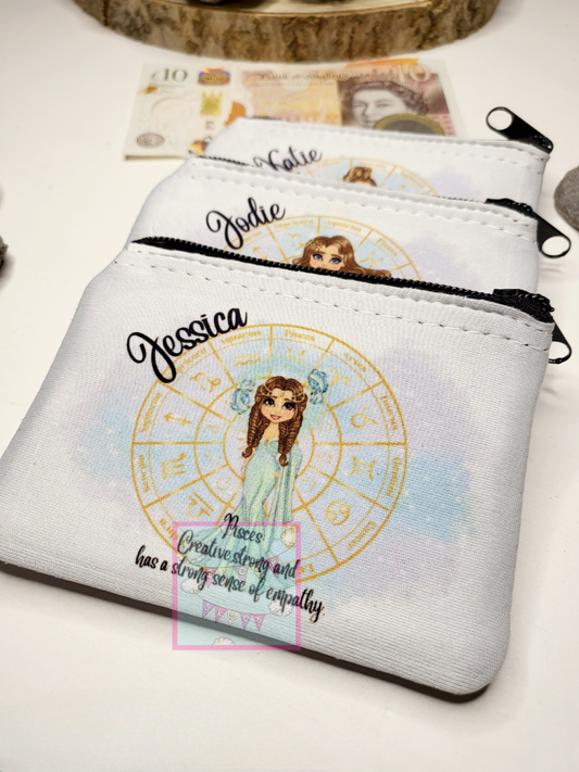 Personalised Zodiac Coin Purse