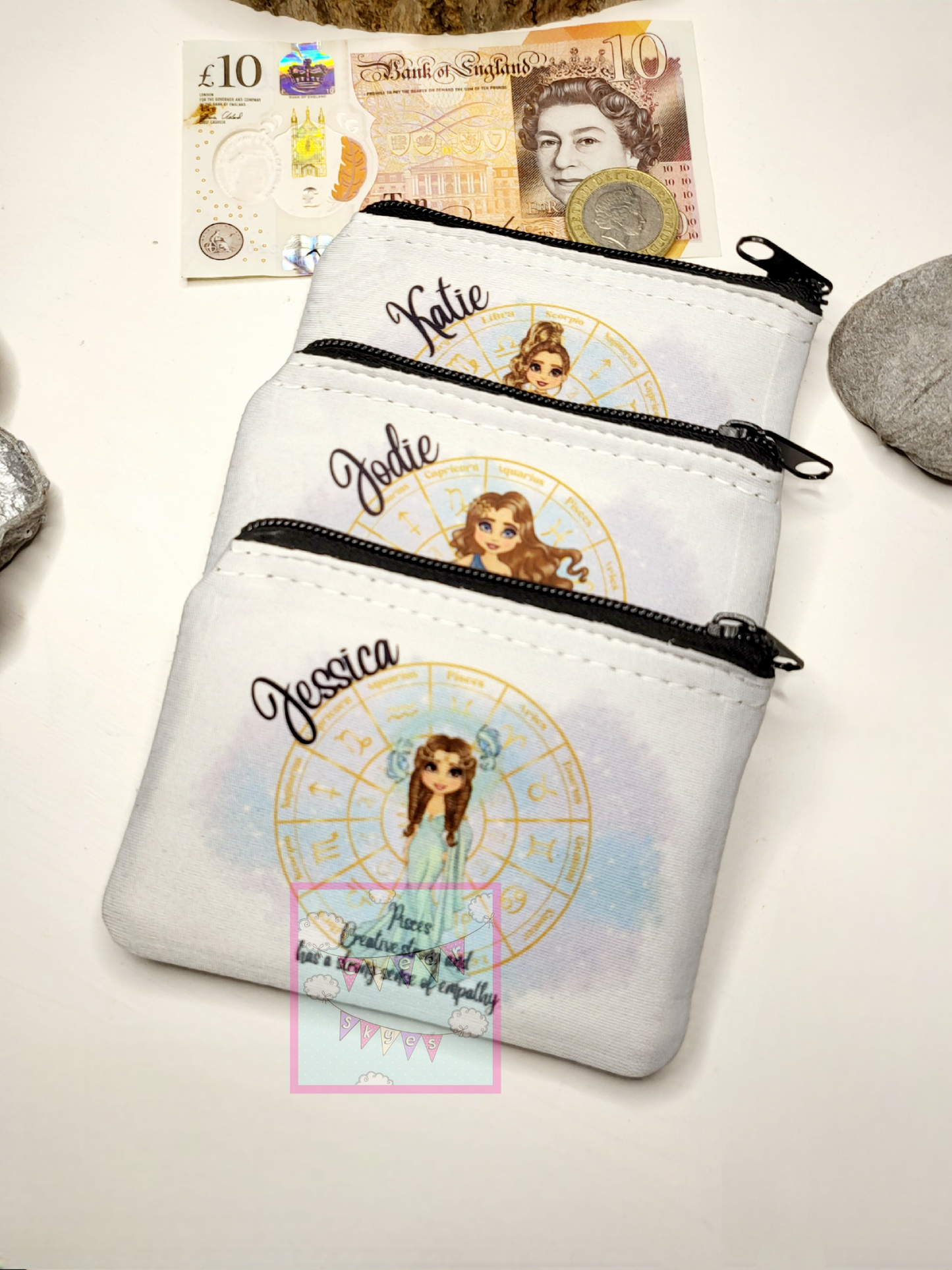 Personalised Zodiac Coin Purse