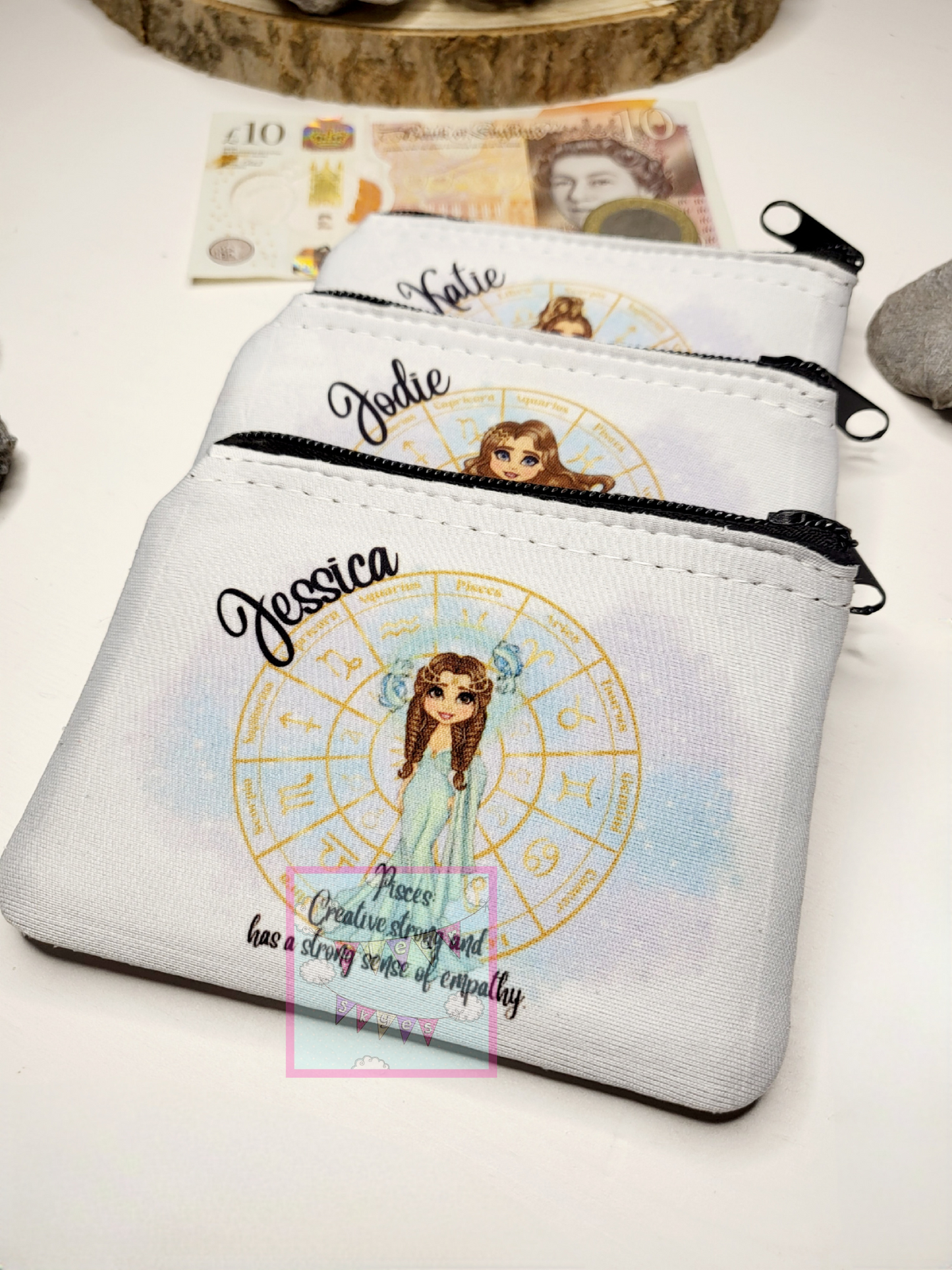 Personalised Zodiac Coin Purse