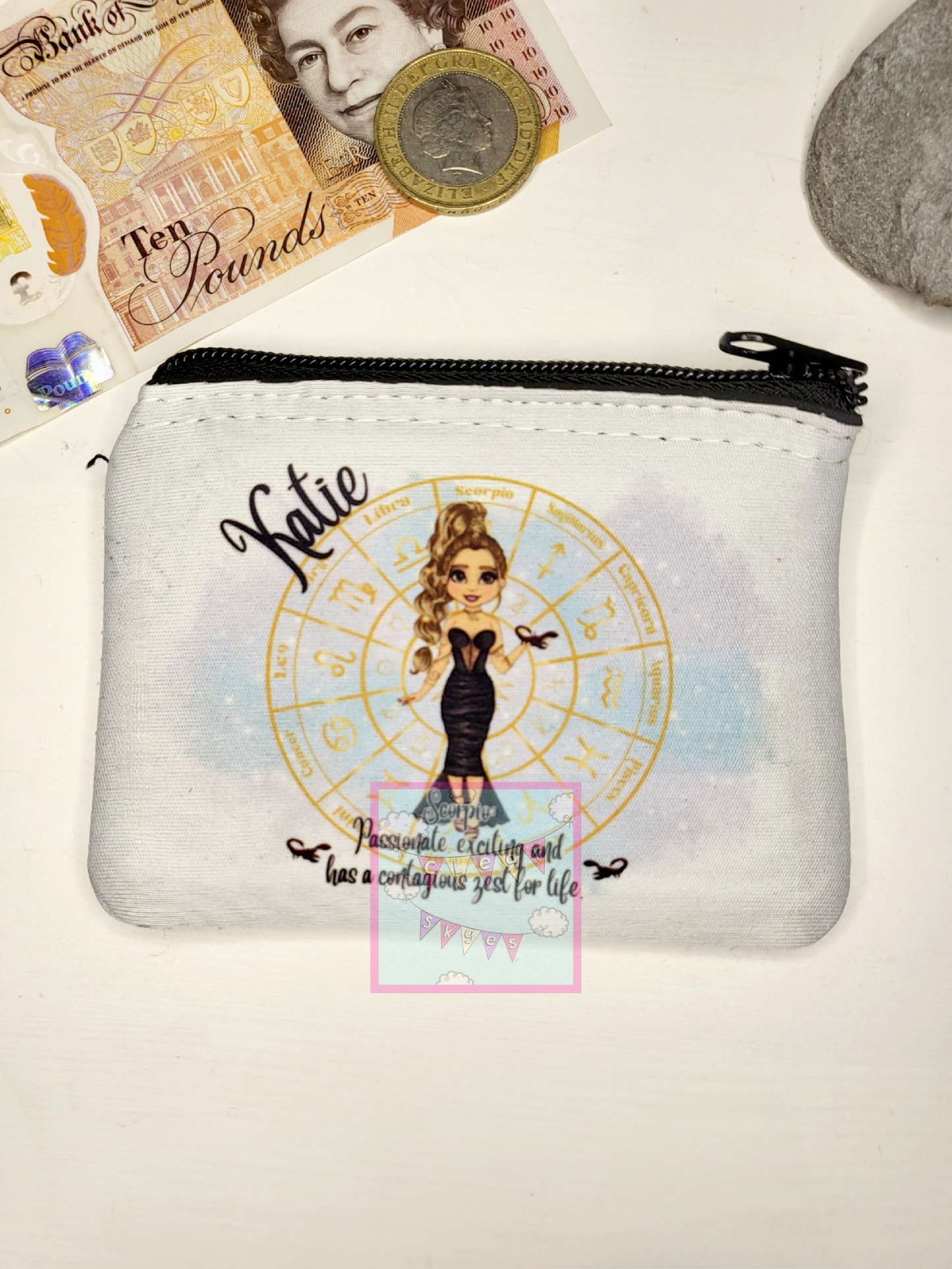 Personalised Zodiac Coin Purse