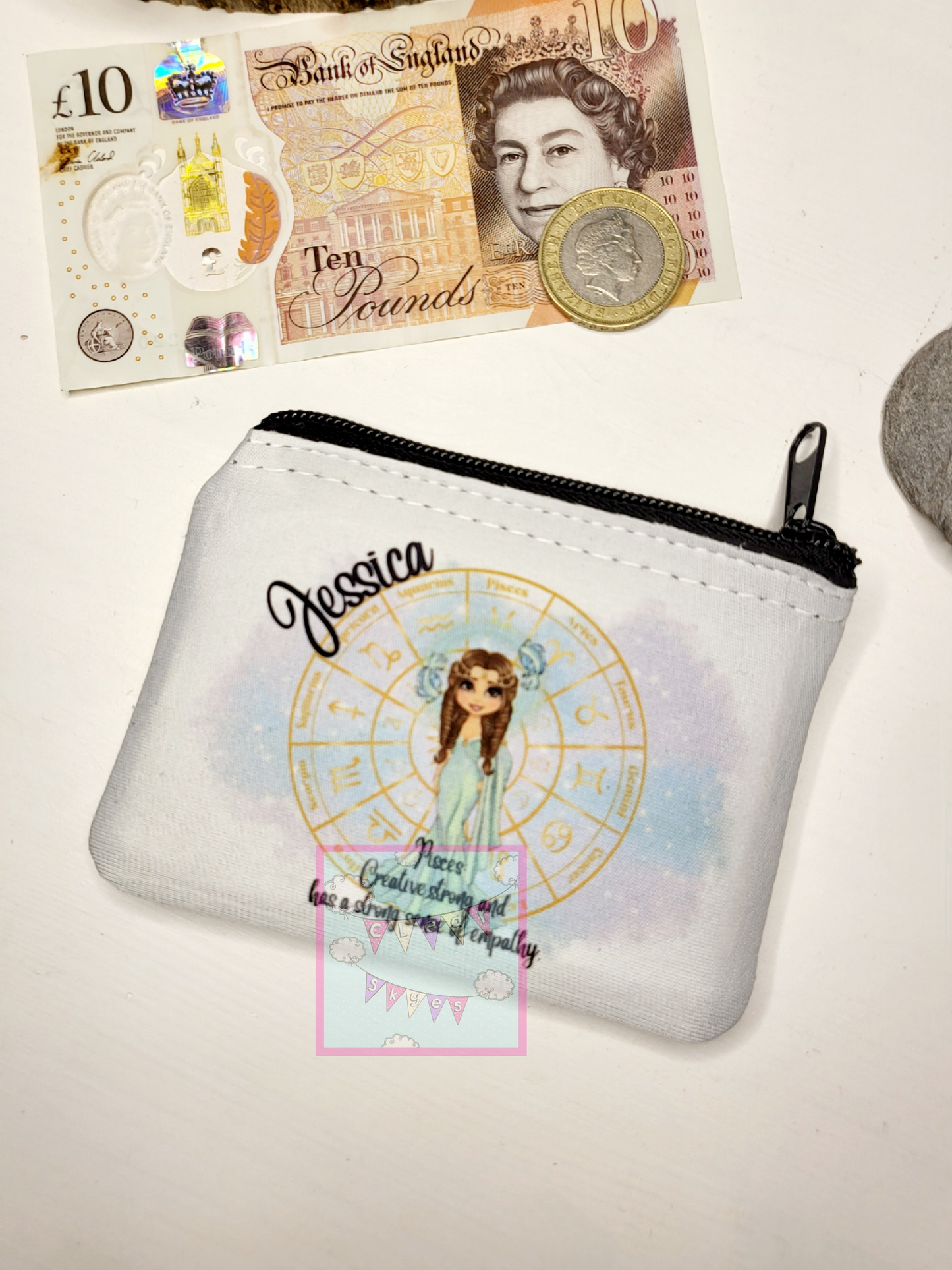 Personalised Zodiac Coin Purse