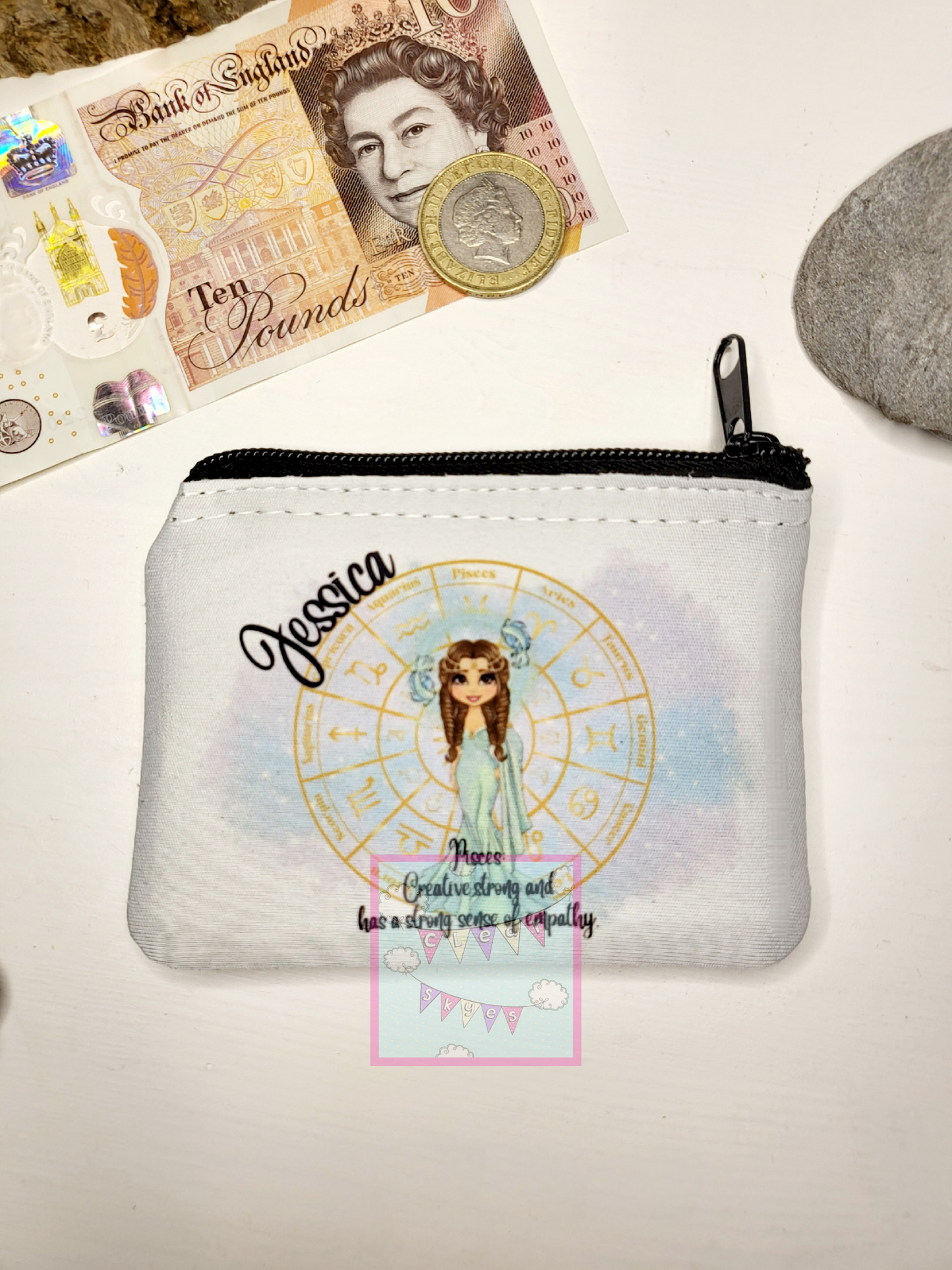 Personalised Zodiac Coin Purse