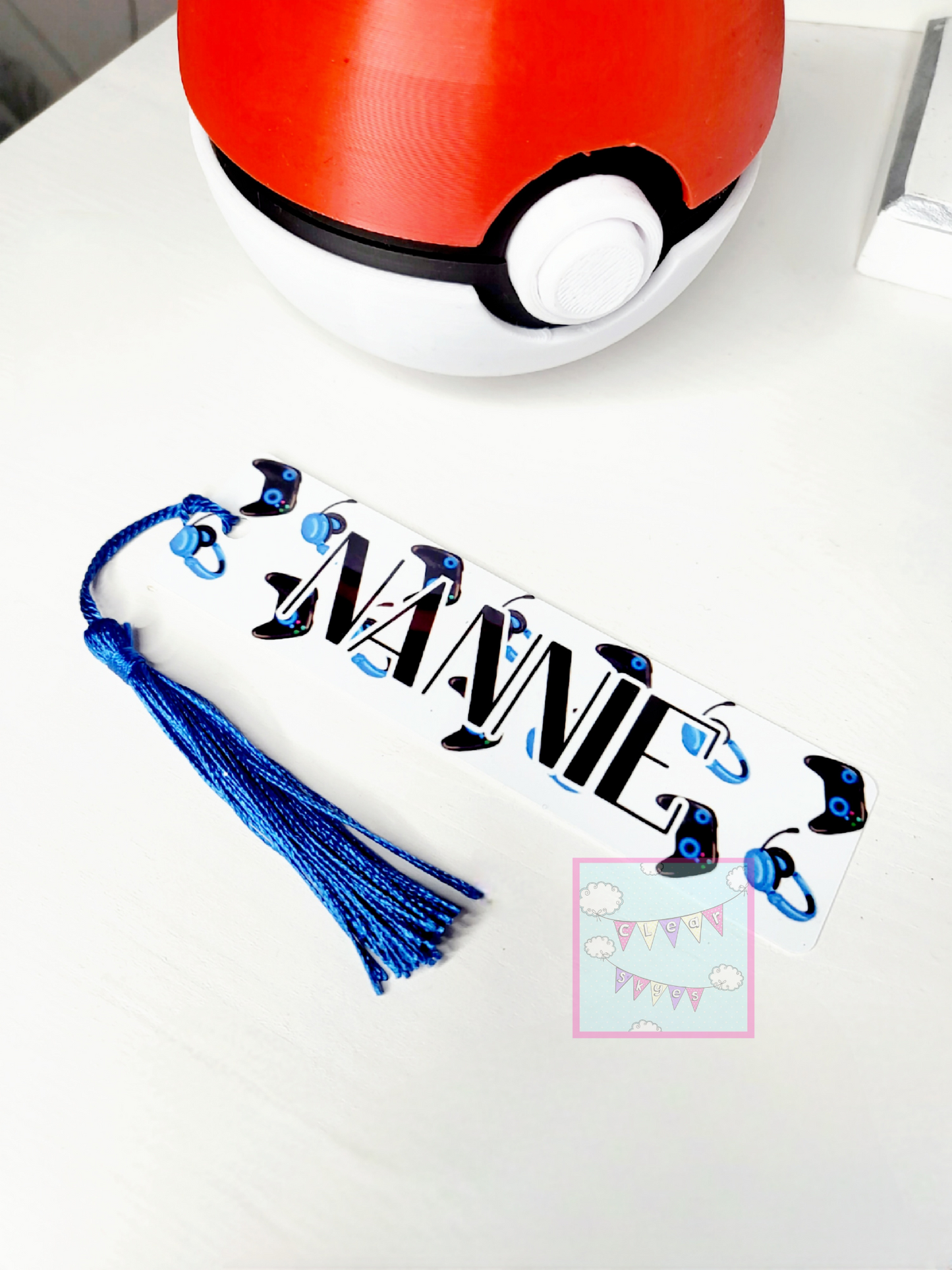 Personalised Gamer Bookmark